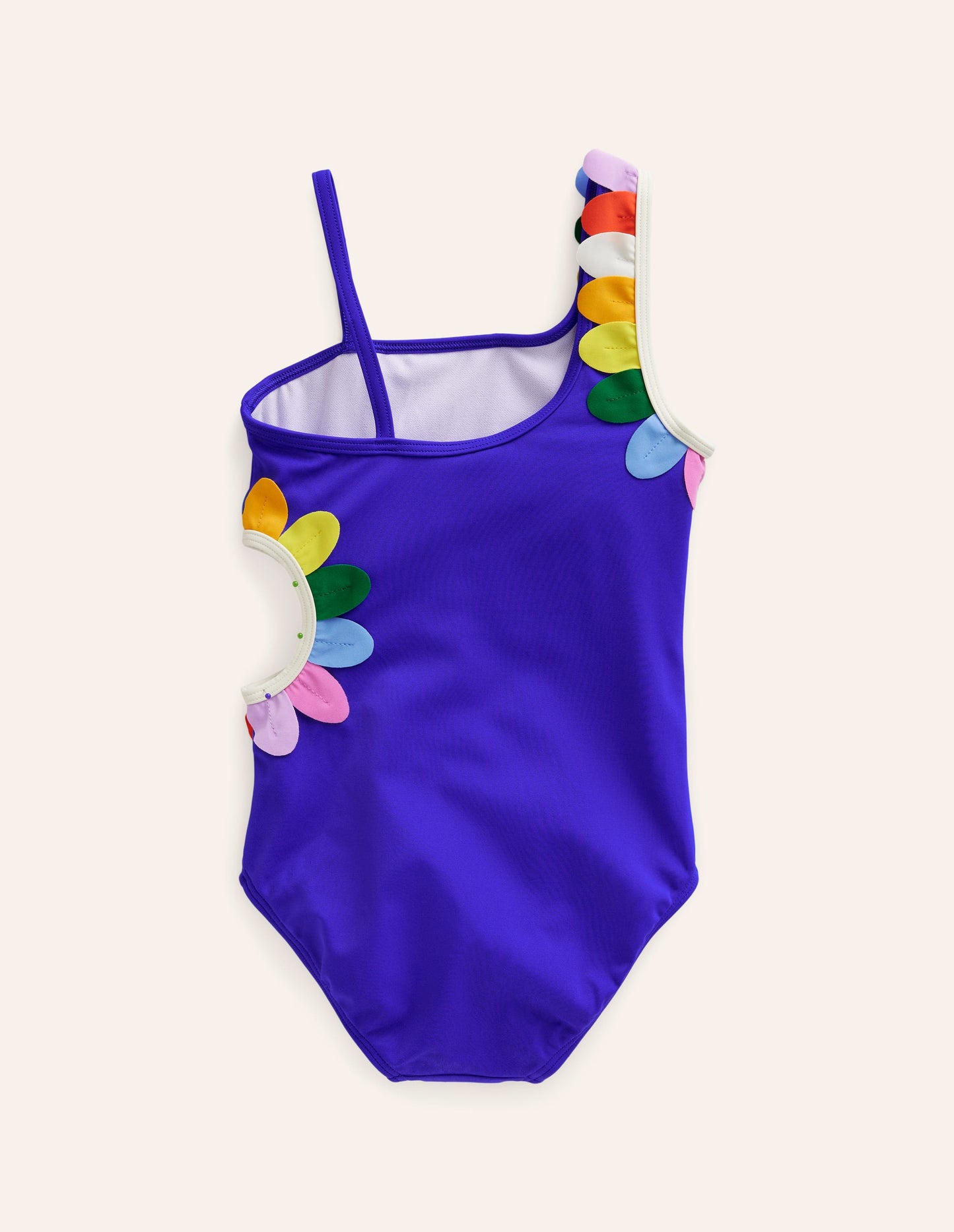 Cut-Out Flower Swimsuit-Blue Heron Multi Daisy