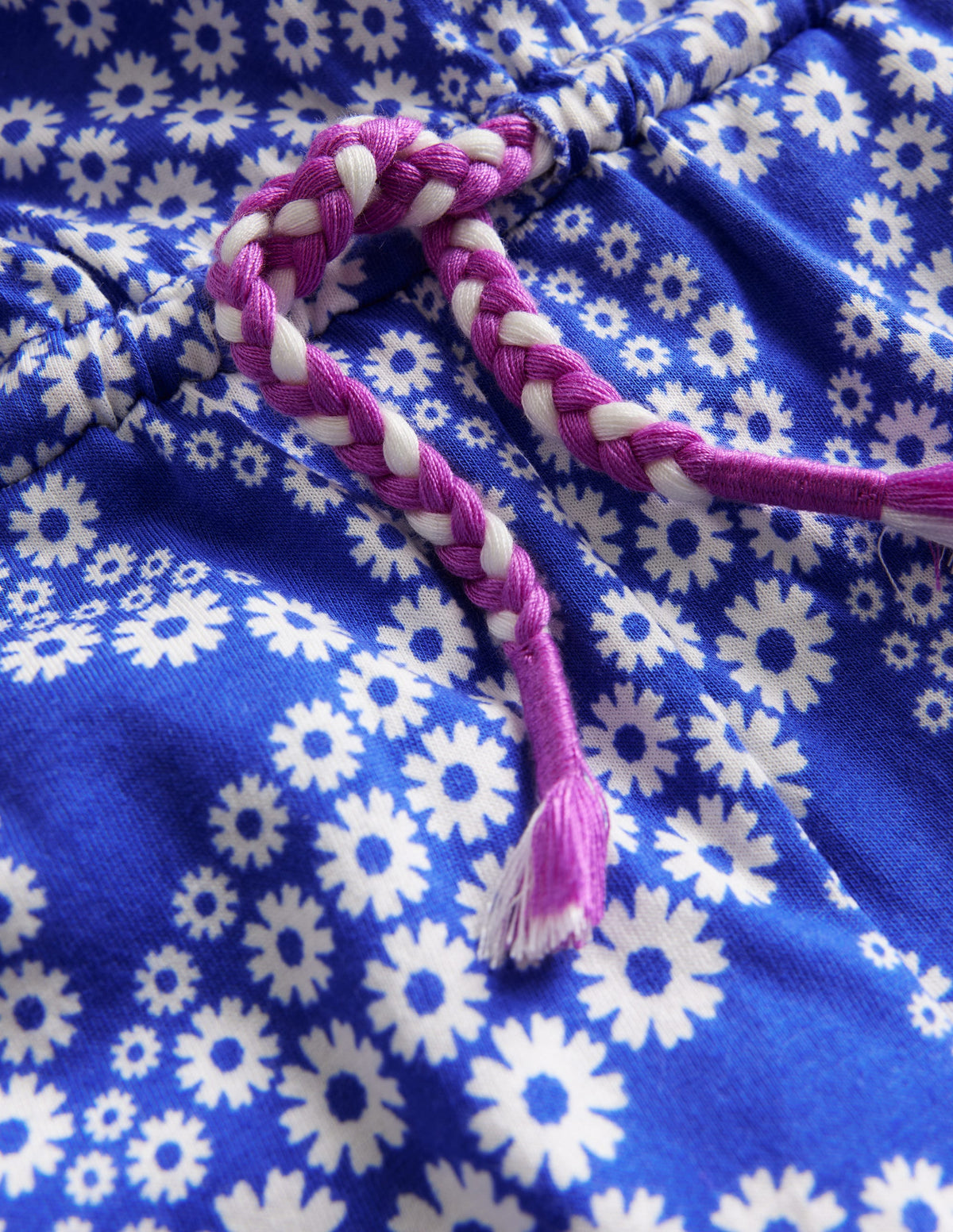 Printed Jersey Playsuit-Greek Blue Daisy Wave - Image 3