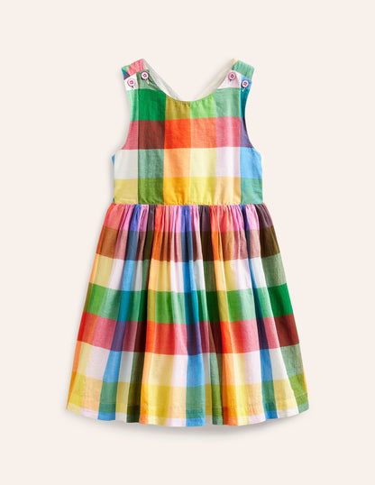 Cross-Back Dress-Bright Neon Multi Gingham-8