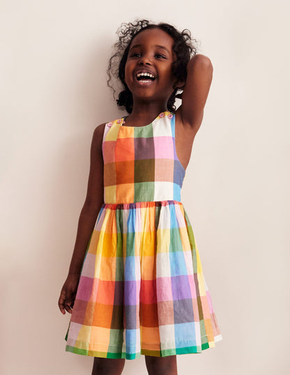 Cross-Back Dress-Bright Neon Multi Gingham-7