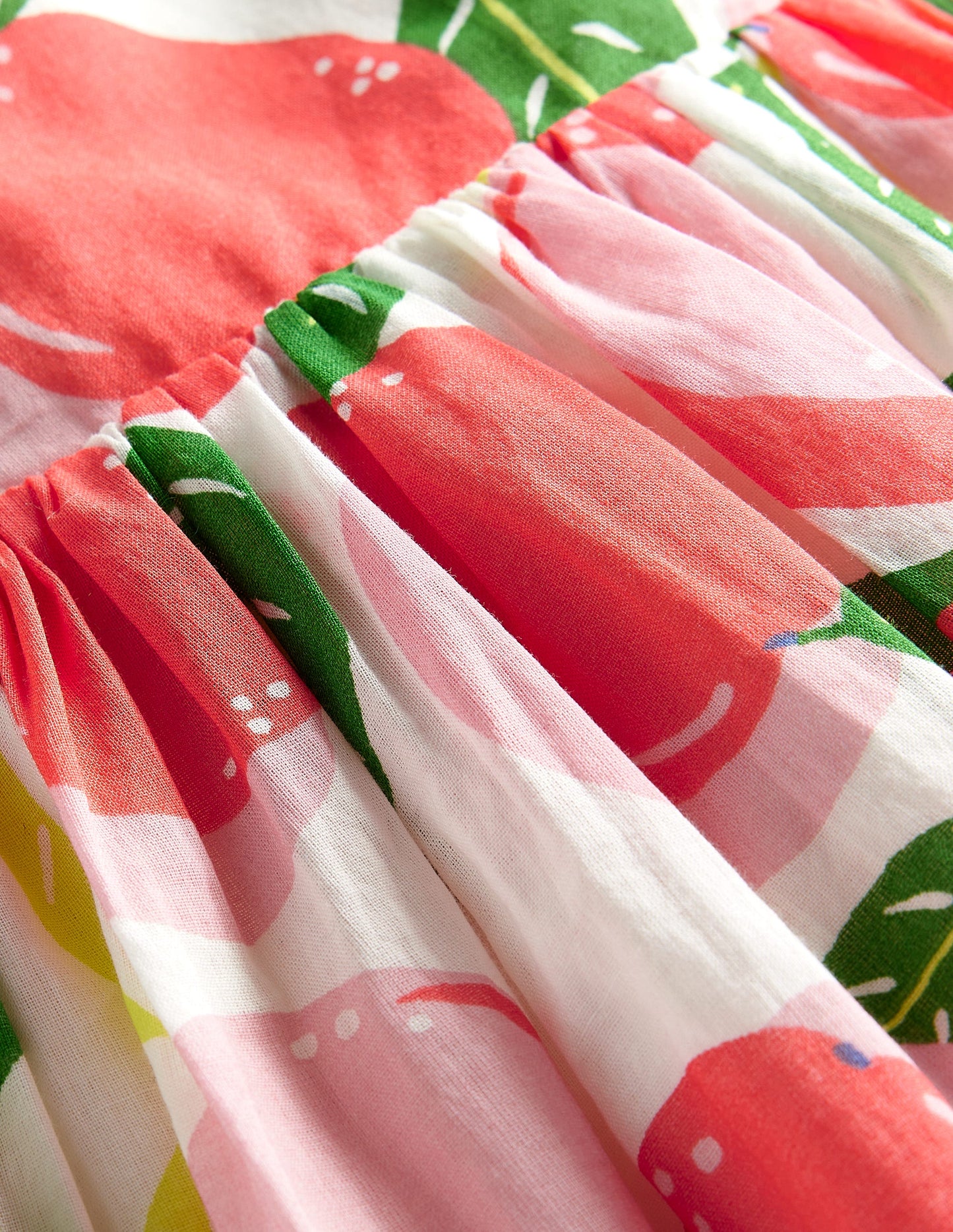 Cross-Back Dress-Ivory Peaches