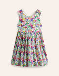 Cross-Back Dress-Multi Mermaid Ditsy