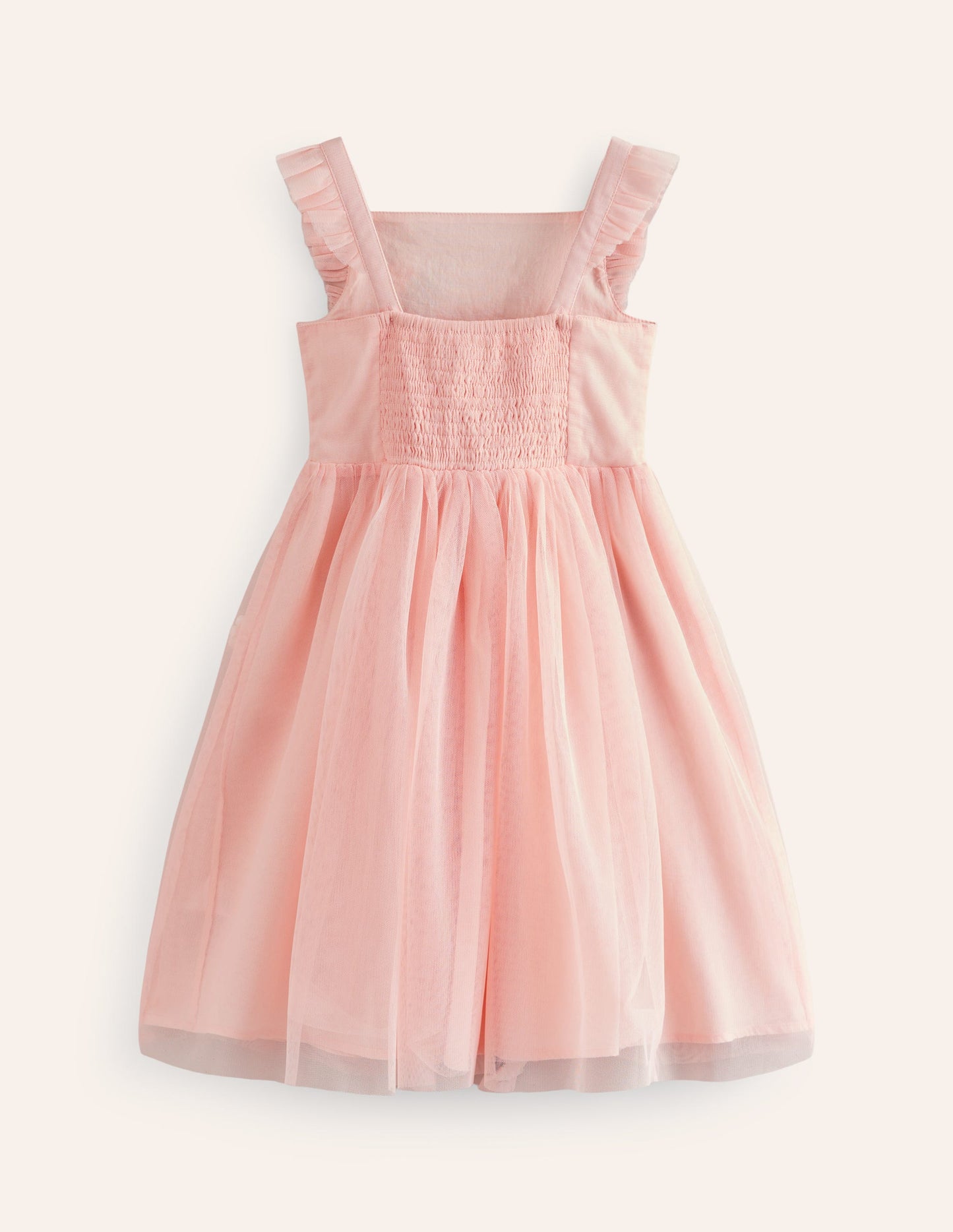 Appliqué Tulle Dress-Provence Dusty Pink Bugs