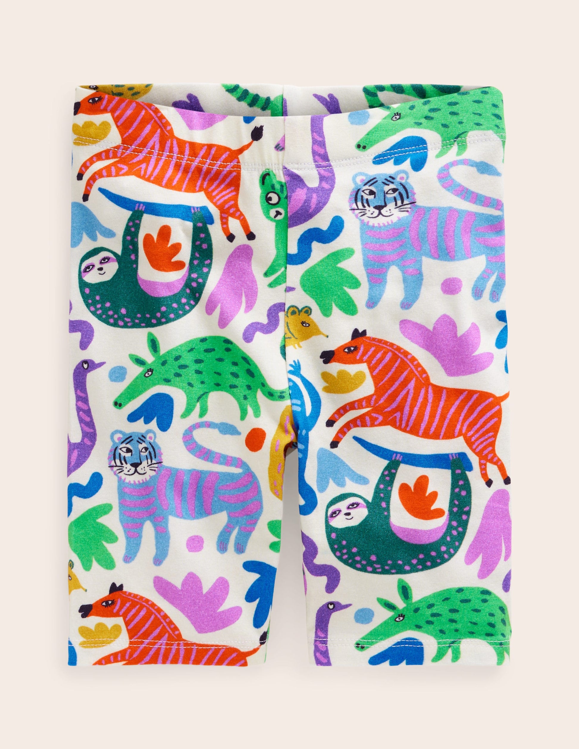 Cycling Shorts-Multi Safari Friends-1