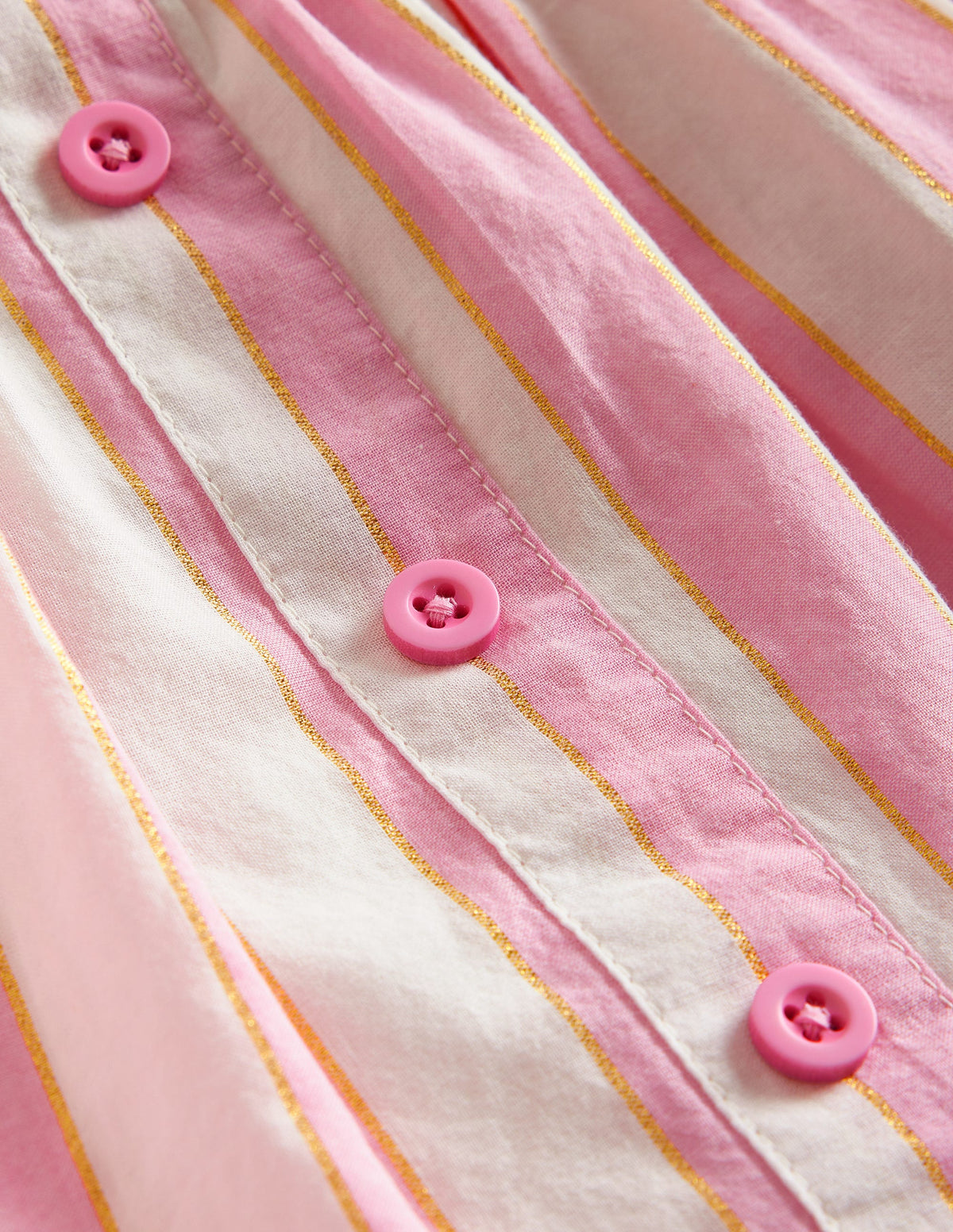 Pull On Twirly Skirt-Pink Lurex Stripe-3