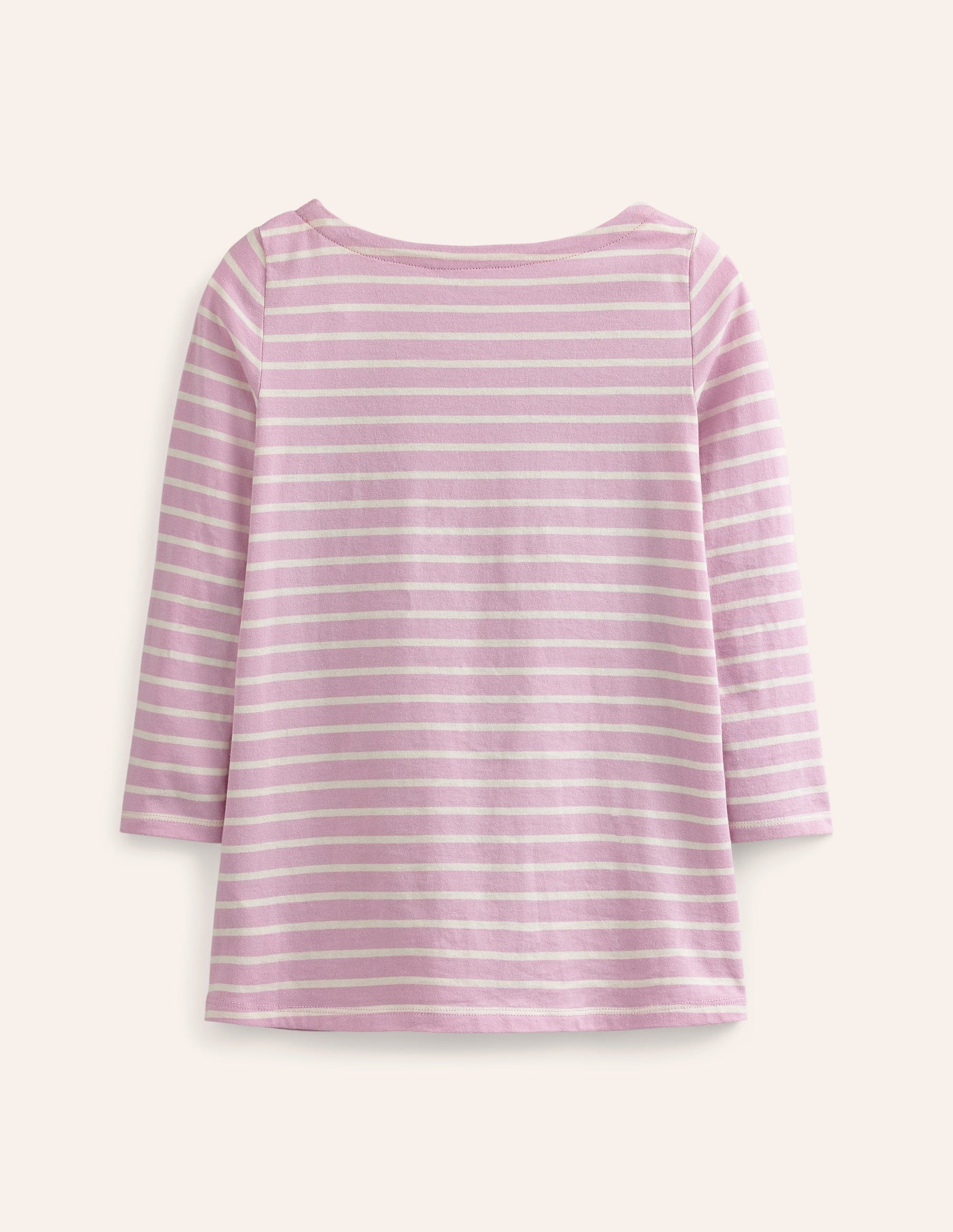 Appliqué Jersey Tunic-Sugared Almond Pink/Ivory-3