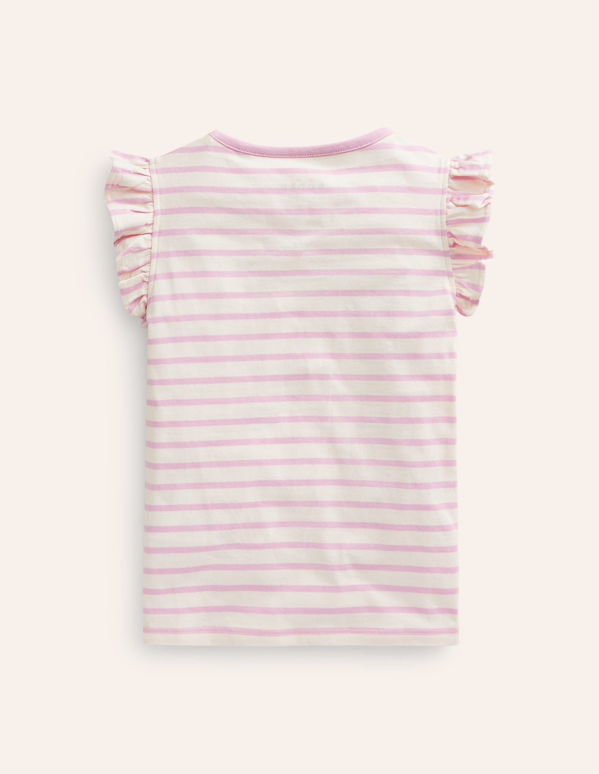 Flutter Short Sleeve T-Shirt-Sugared Almond/Vanilla Pod - Image 2