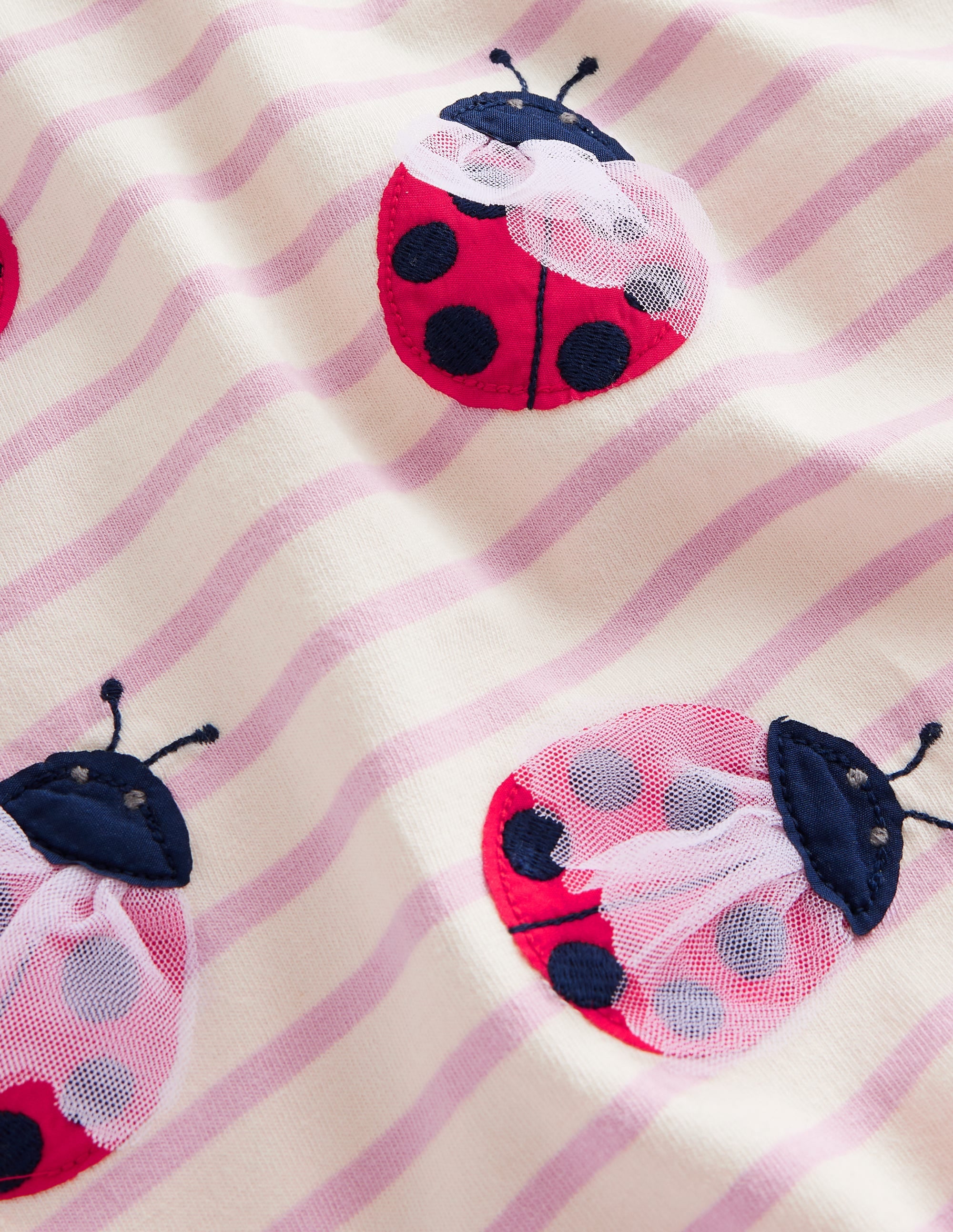 Flutter Short Sleeve T-Shirt-Sugared Almond/Vanilla Pod - Image 3