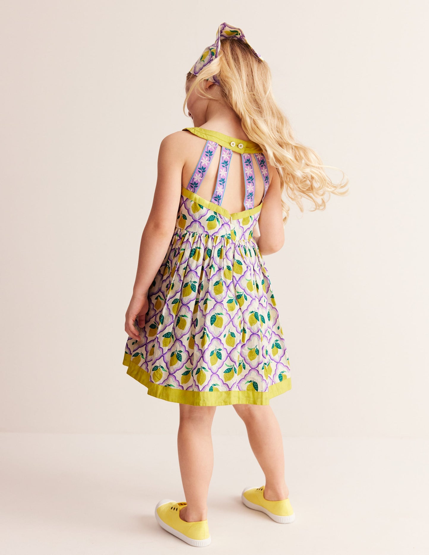 Back Detail Dress-Lavender Lemon Grove