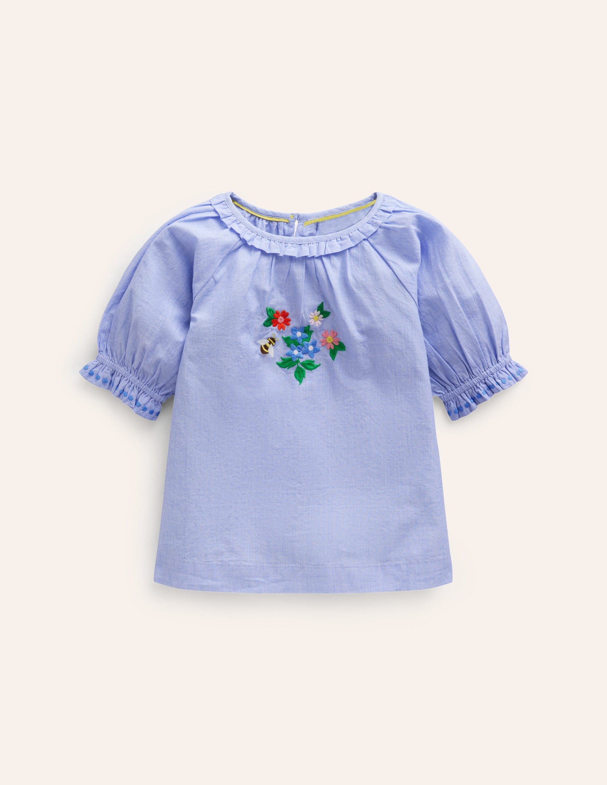 Embroidered Woven Top-End on End-1