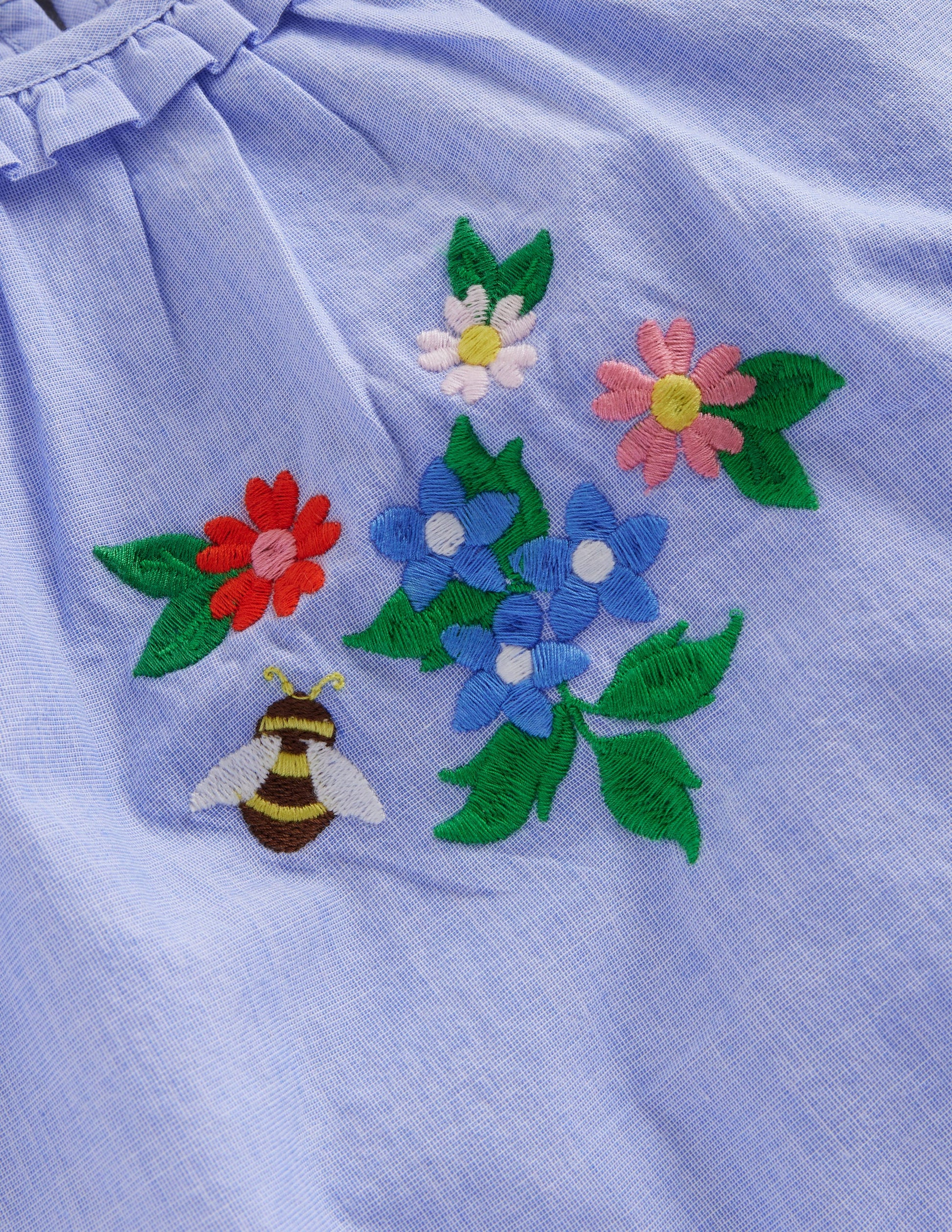 Embroidered Woven Top-End on End-3