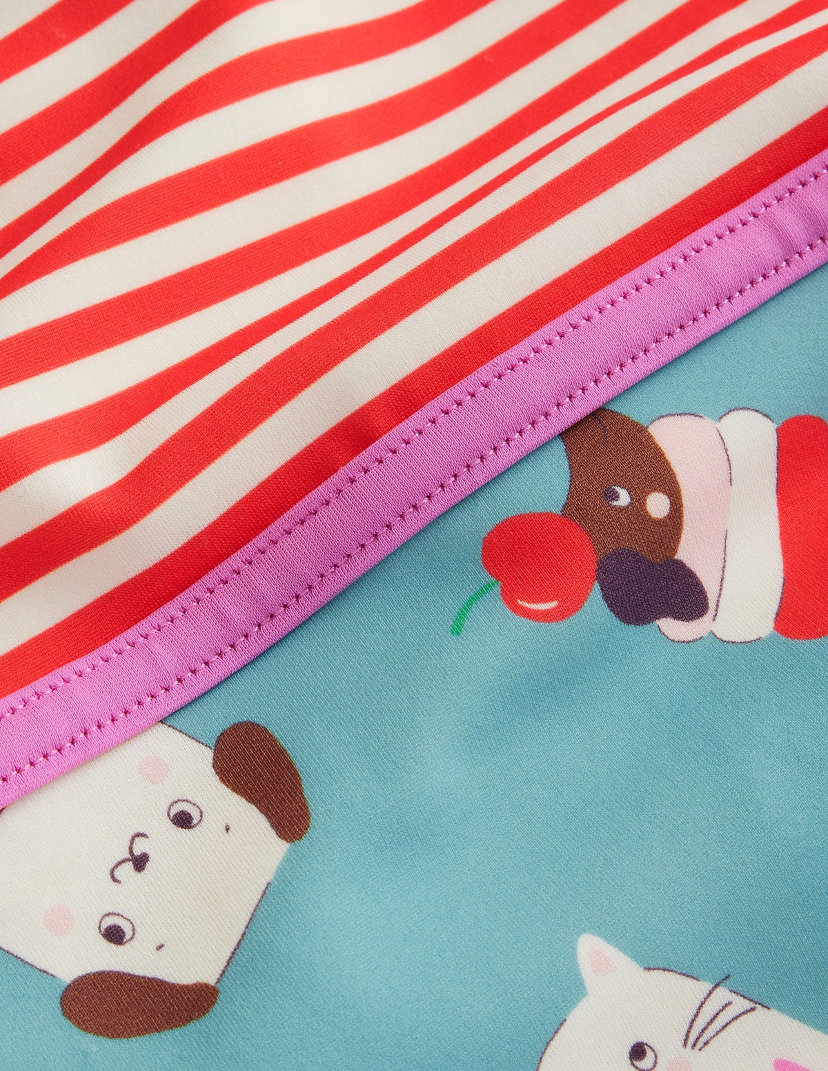 Hotchpotch Swimsuit-Aqua Sea, Ivory Ice Cream Pets-3