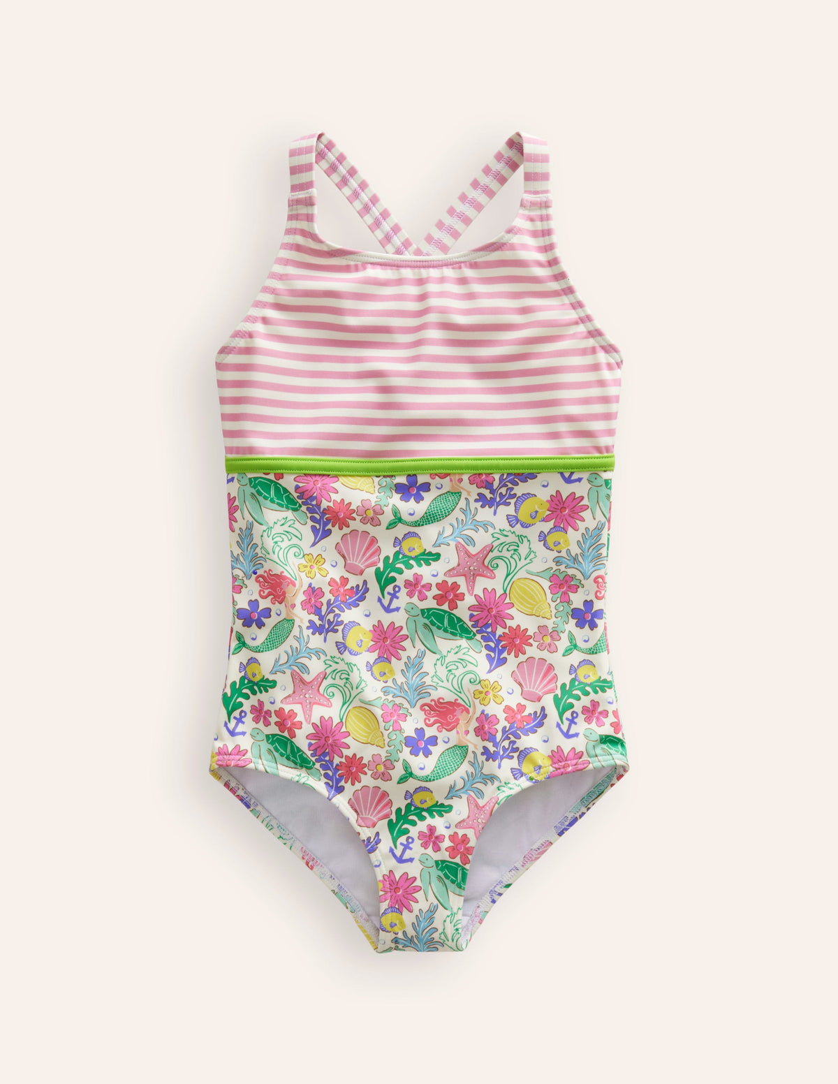 Hotchpotch Swimsuit-Multi Mermaid Ditsy-1