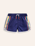 Surf Shorts-Navy Multi Stripe