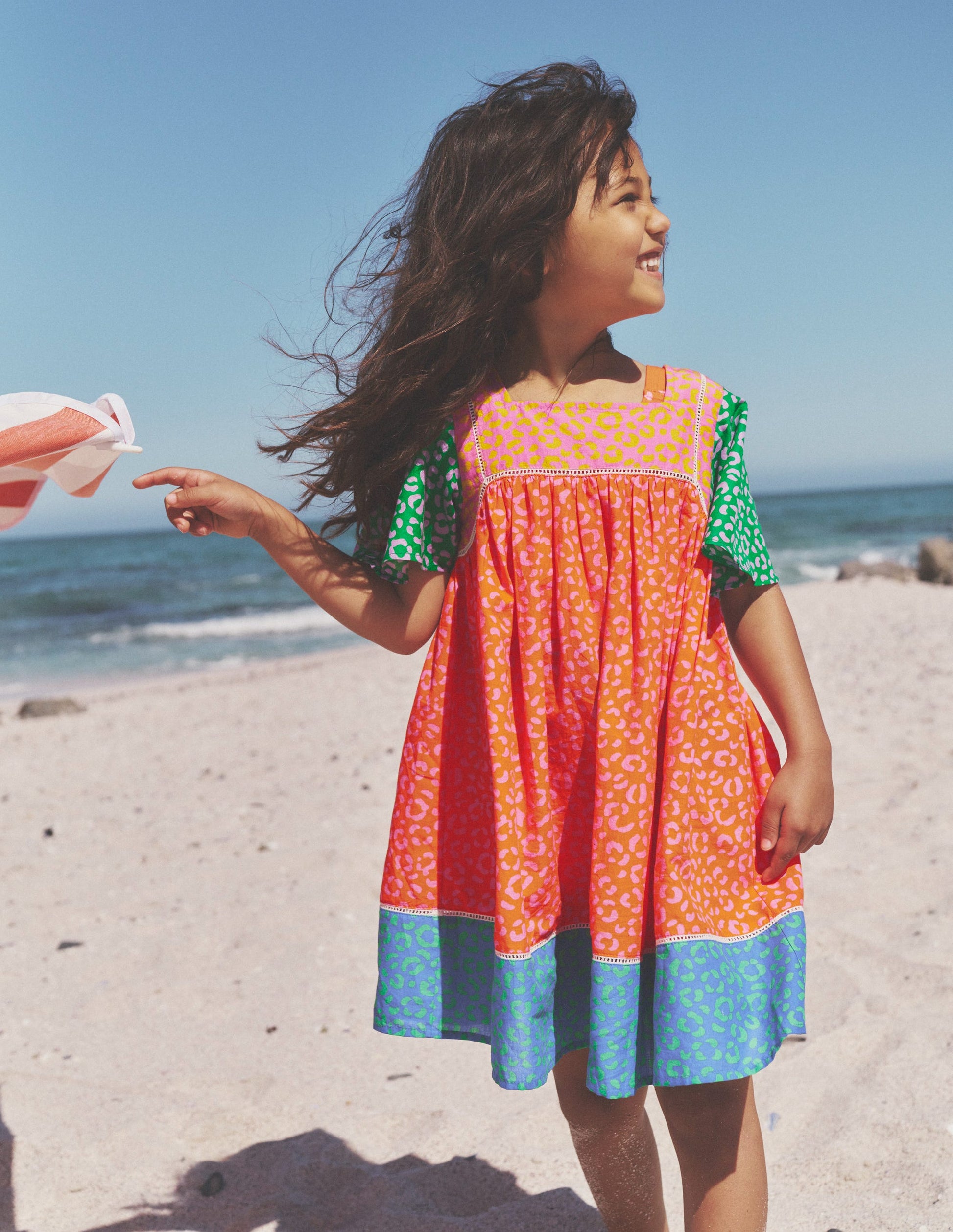 Lightweight Holiday Dress-Multi Leopard Print-4
