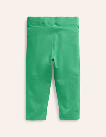 Cropped Leggings-Pea Green-2