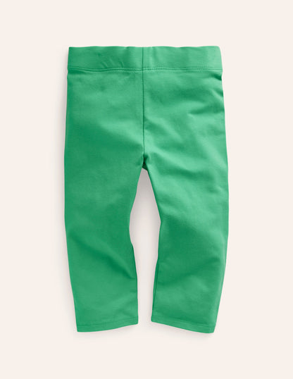 Cropped Leggings-Pea Green-1