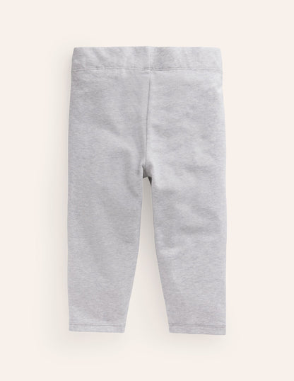Cropped Leggings-Grey Marl-2