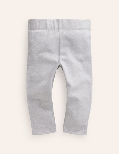 Cropped Leggings-Grey Marl-1