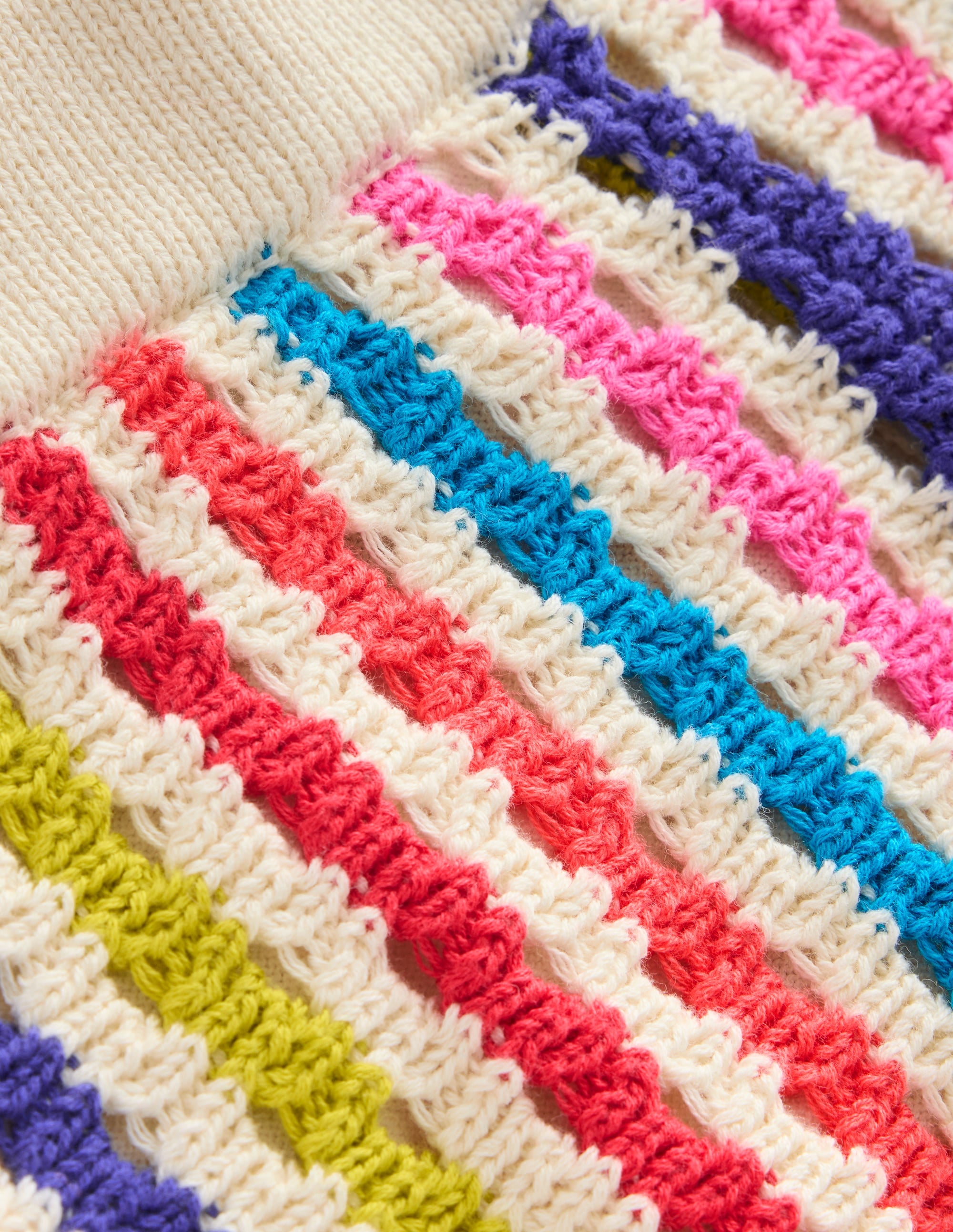 Stripe Knitted Shorts-Multi Stripe - Image 3