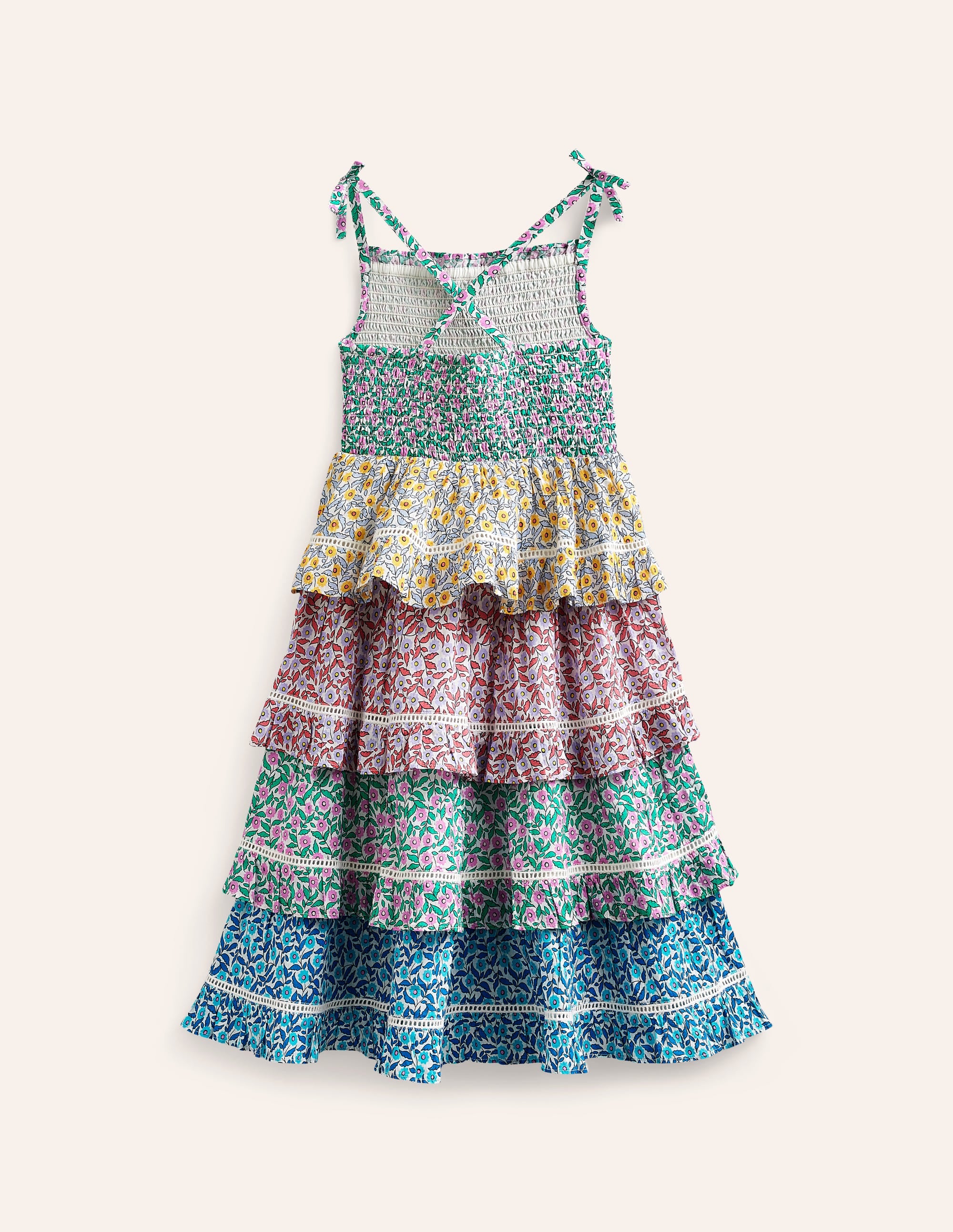Tiered Hotchpotch Sundress-Hotchpotch floral - Image 2