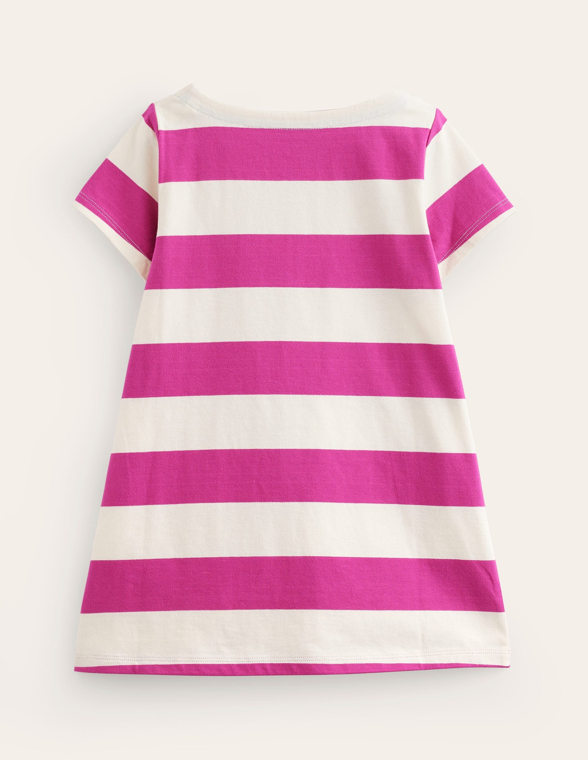 Fun Pocket Appliqué Tunic-Stripe Safari Animal-2