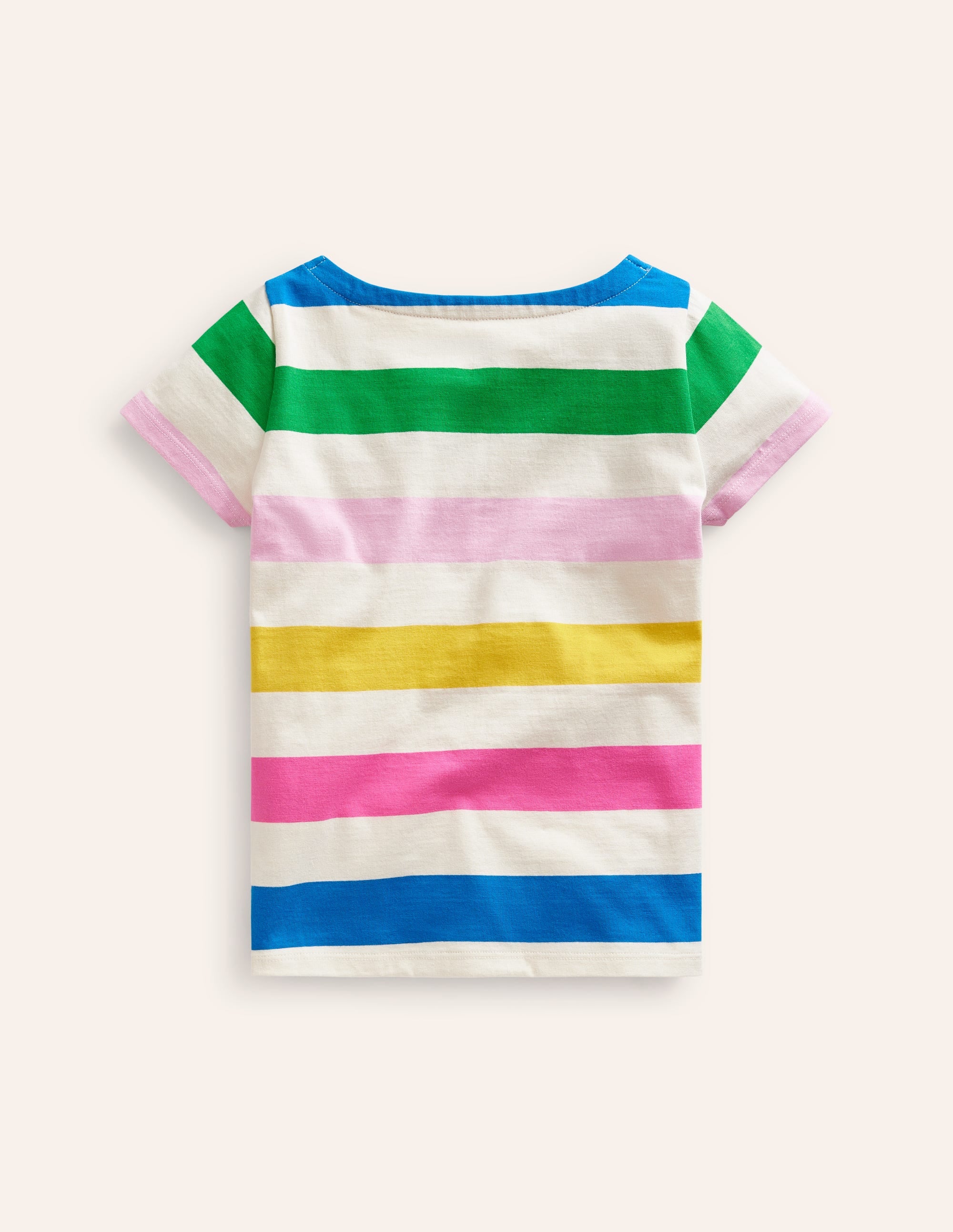 Short Sleeve Breton-Multi Stripe - Image 2
