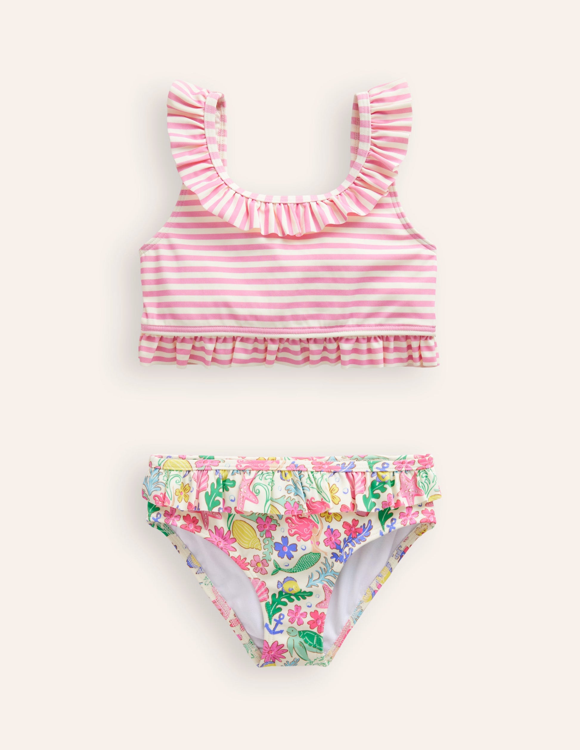 Frilly Hotchpotch Bikini-Multi Mermaid Ditsy-1