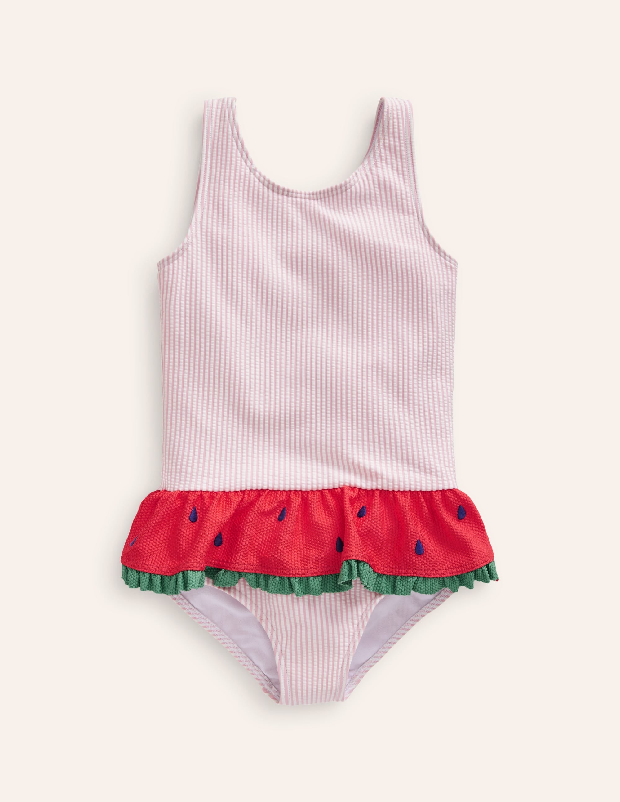Peplum Swimsuit-Blooming Pink/ Vanilla Pod - Image 1