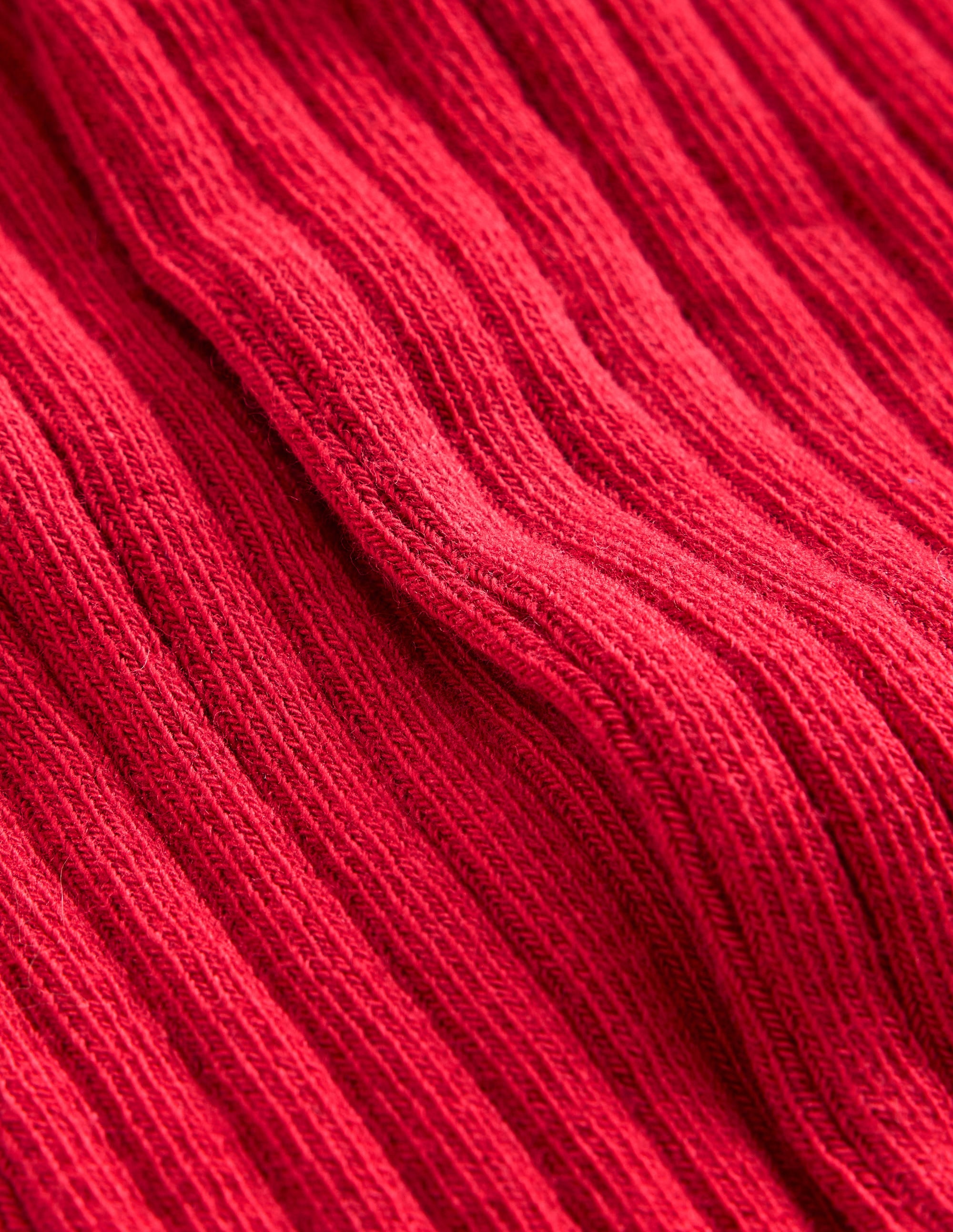 Ribbed Tights-Carmine Red - Image 2