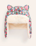 Trapper Hat-Glacier Blue Floral