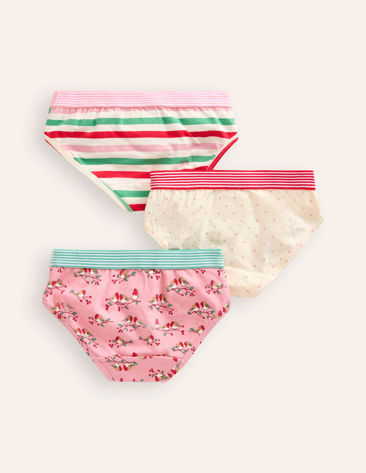 3-Pack Pants-Pink Robins - Image 2