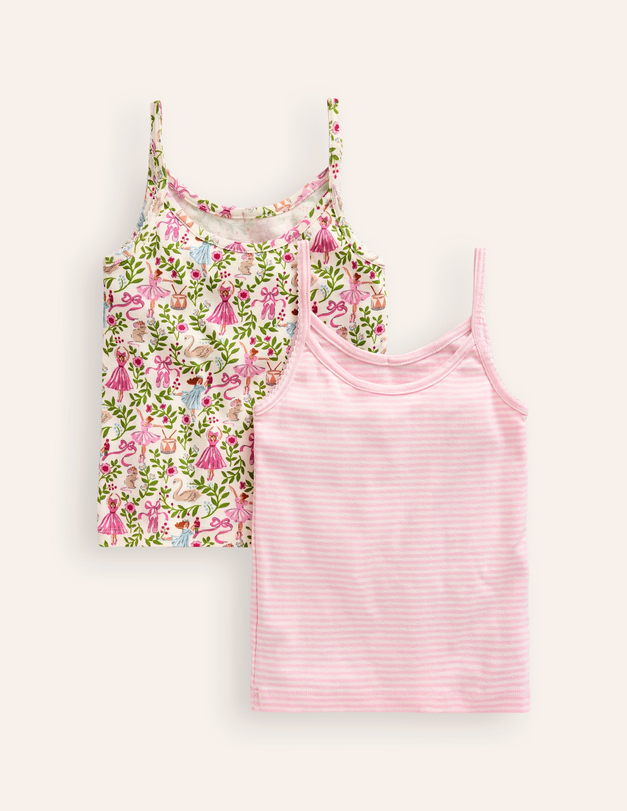 2-Pack Vests-Ivory Ballet Toile - Image 2