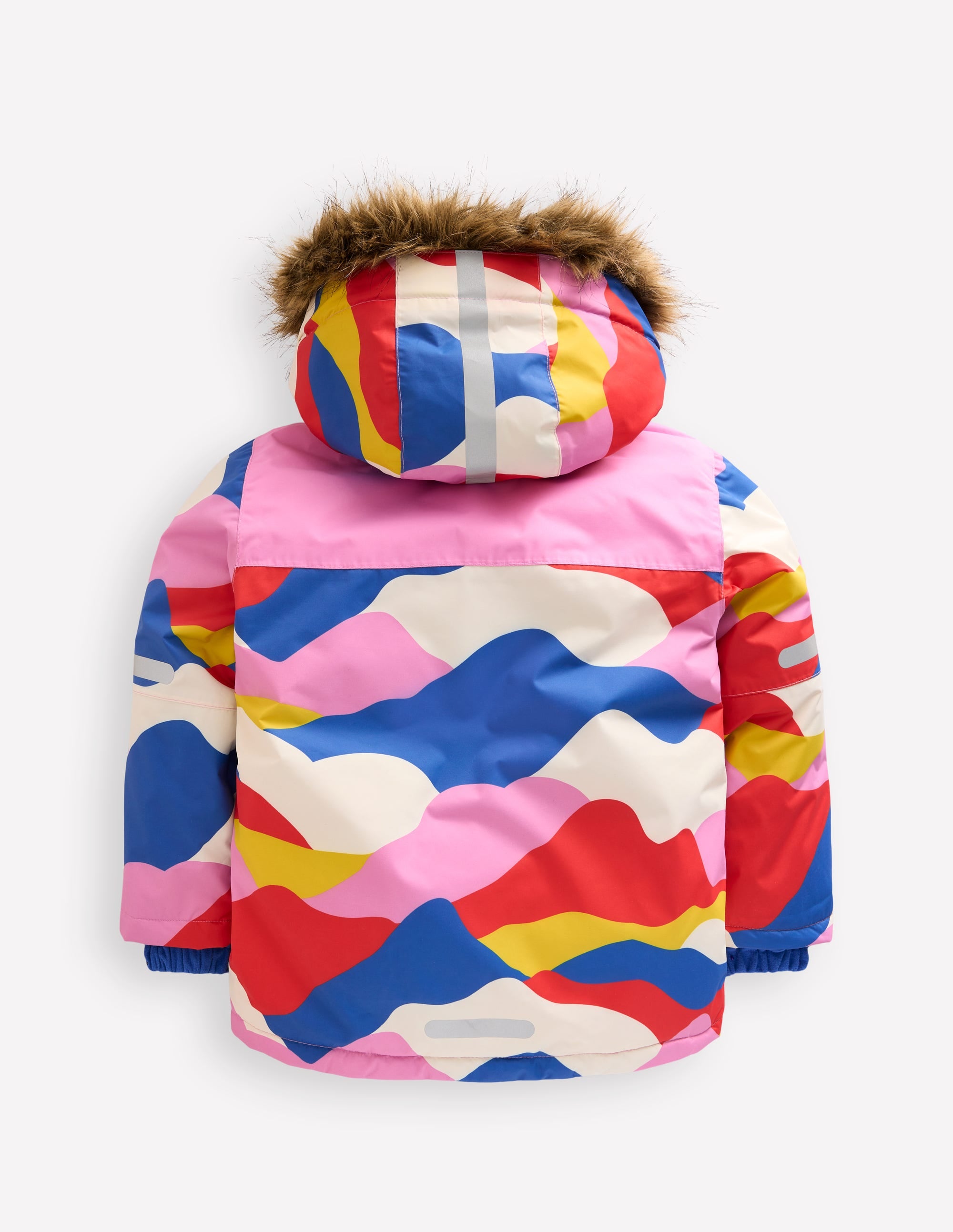 All-Weather Waterproof Coat-Cosmos Pink Ski Camo - Image 2