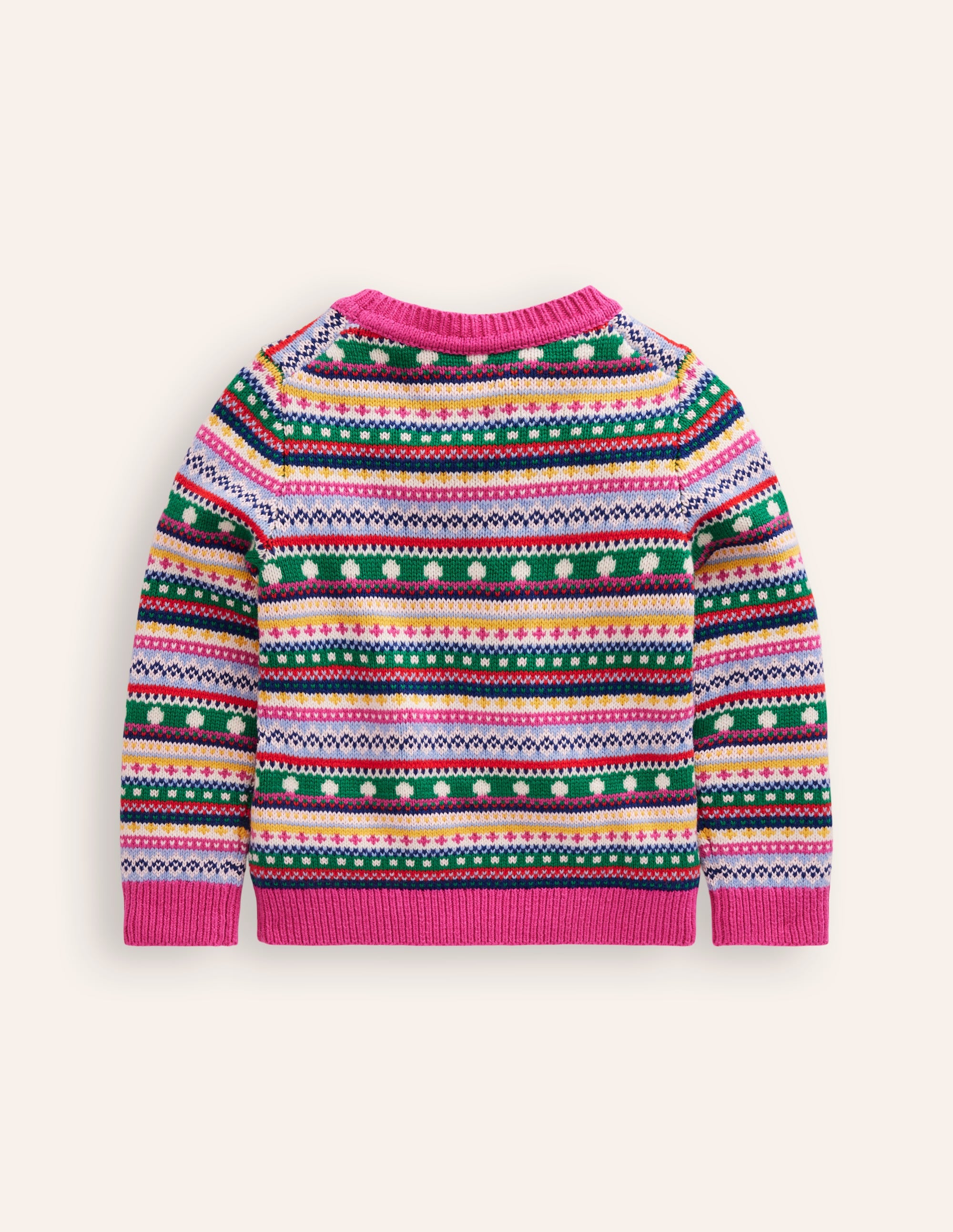 Eleanor Fair Isle Jumper-Multi Texture - Image 6