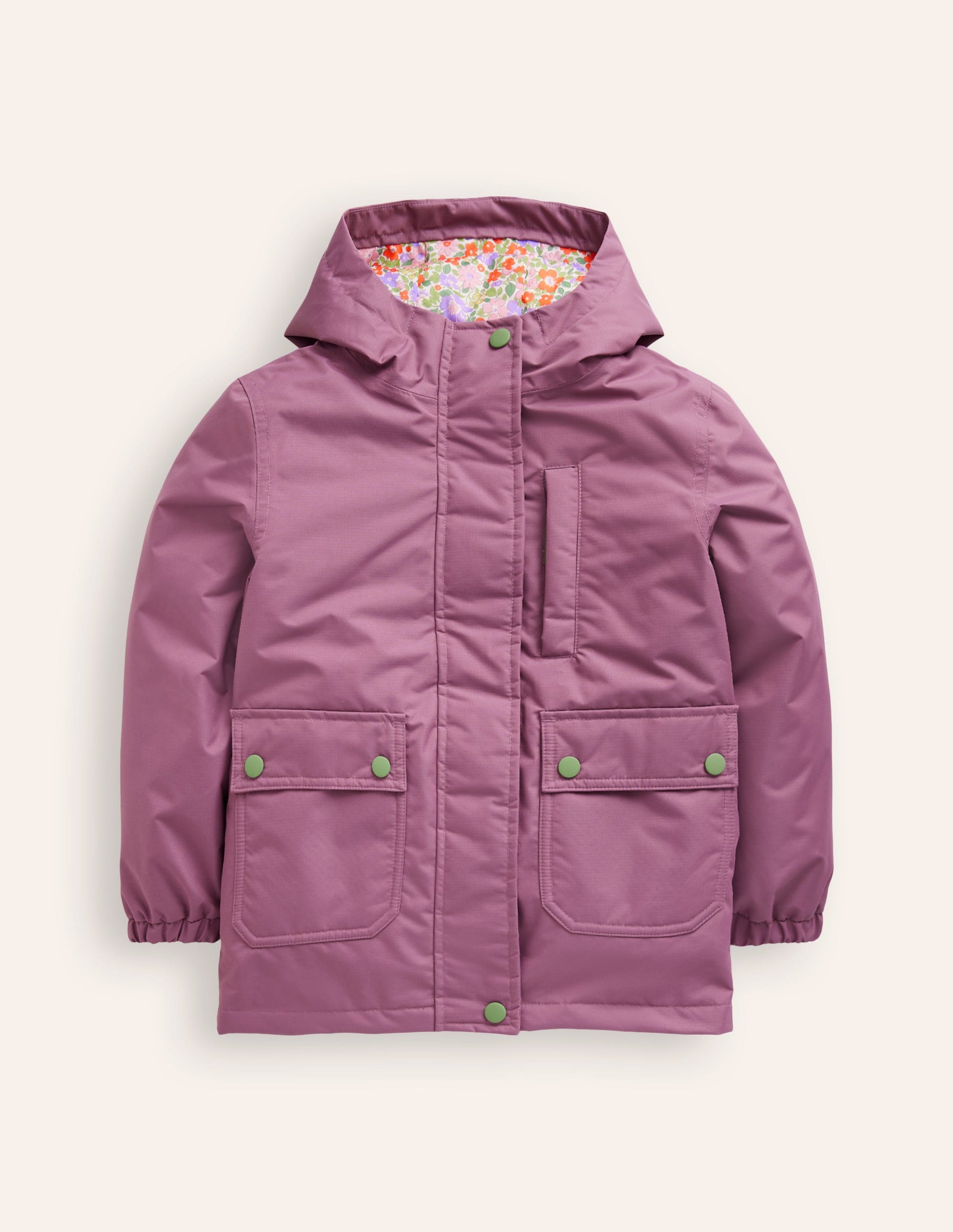 4-in-1 Waterproof Coat-Bramble Purple-7