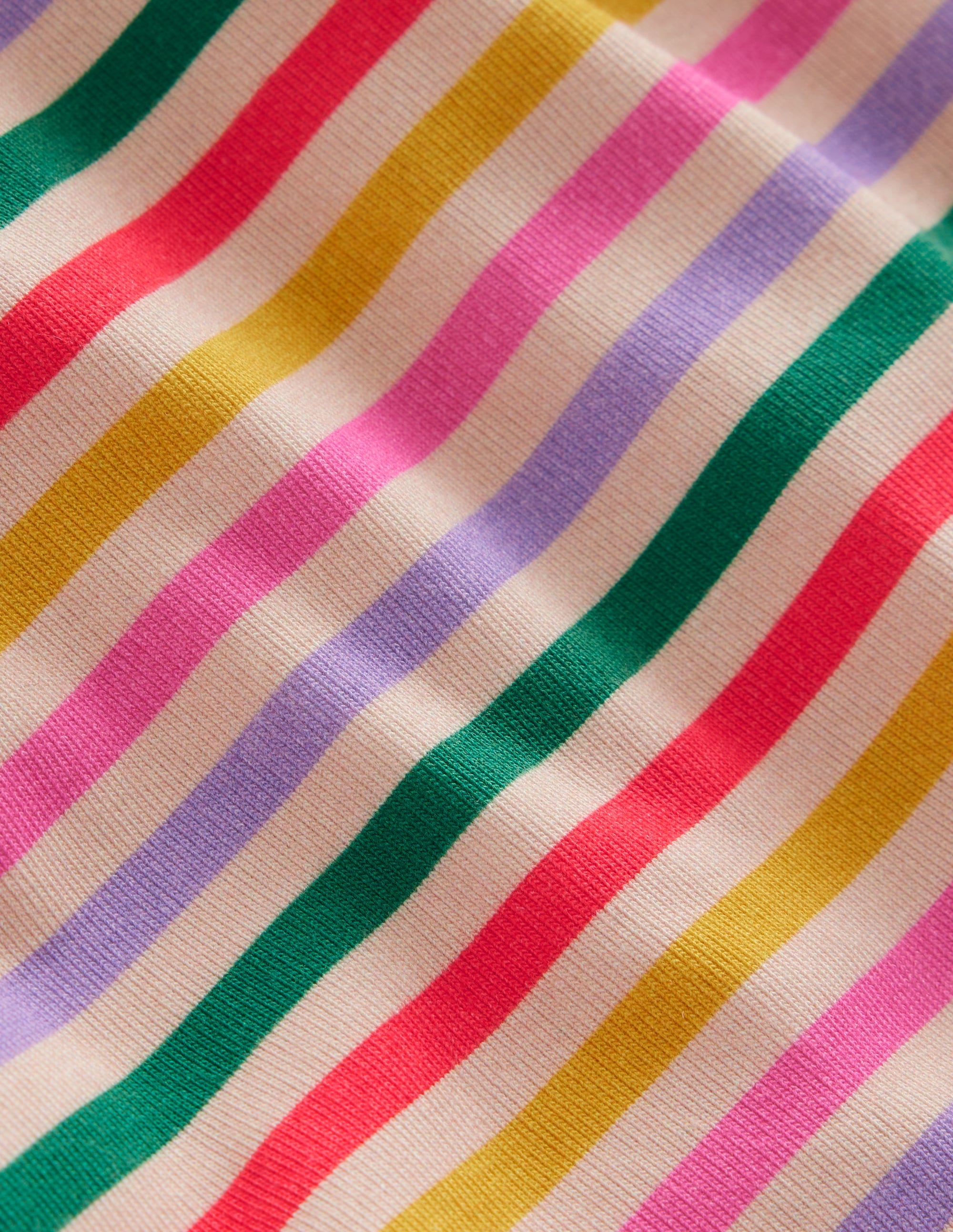 Super Soft Roll Neck Top-Multi Stripe - Image 3