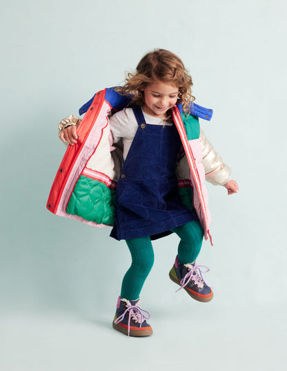 2-in-1 Padded Coat-Multi Metallic Colourblock-4
