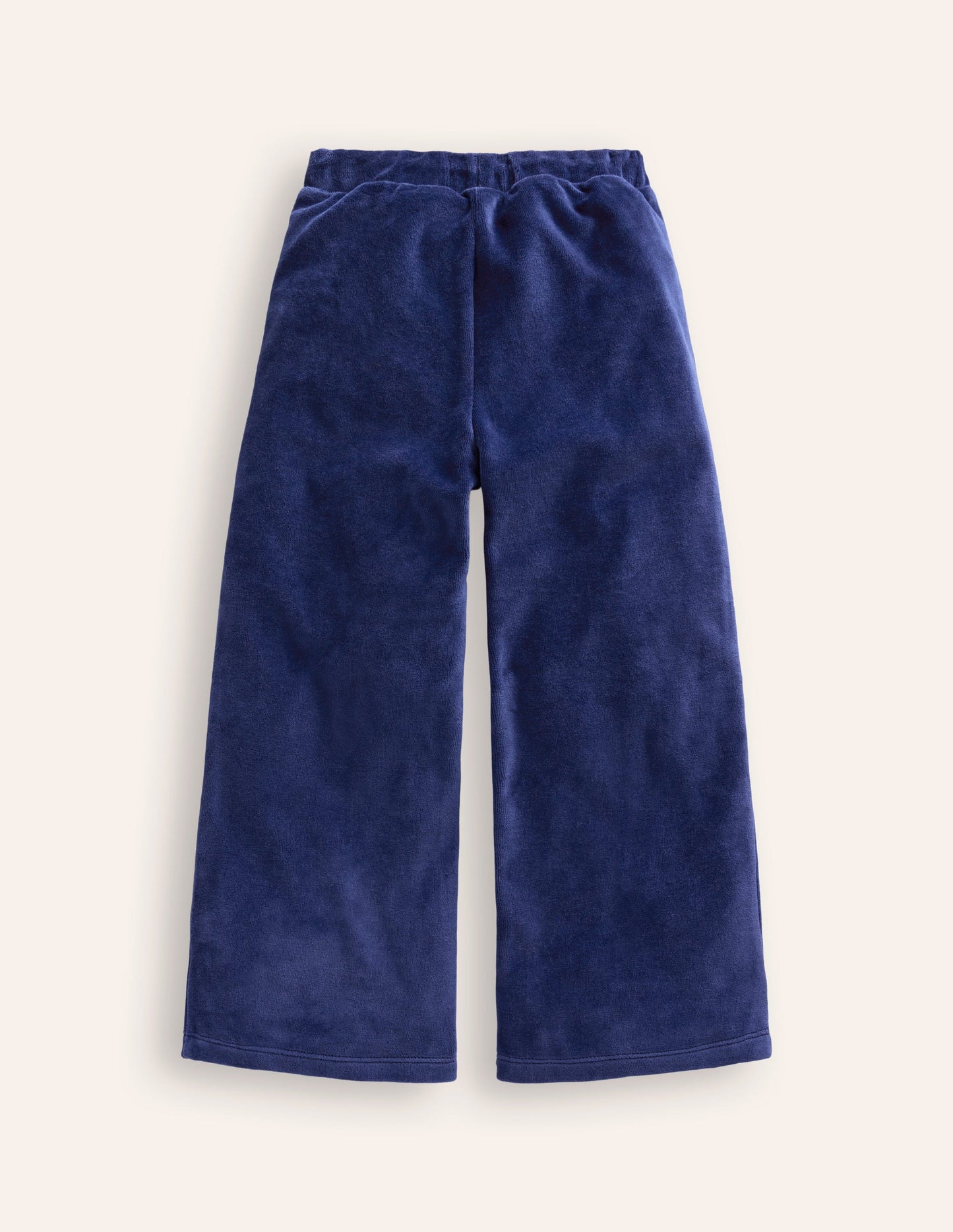 Heart Pocket Velour Jogger-Starboard Blue