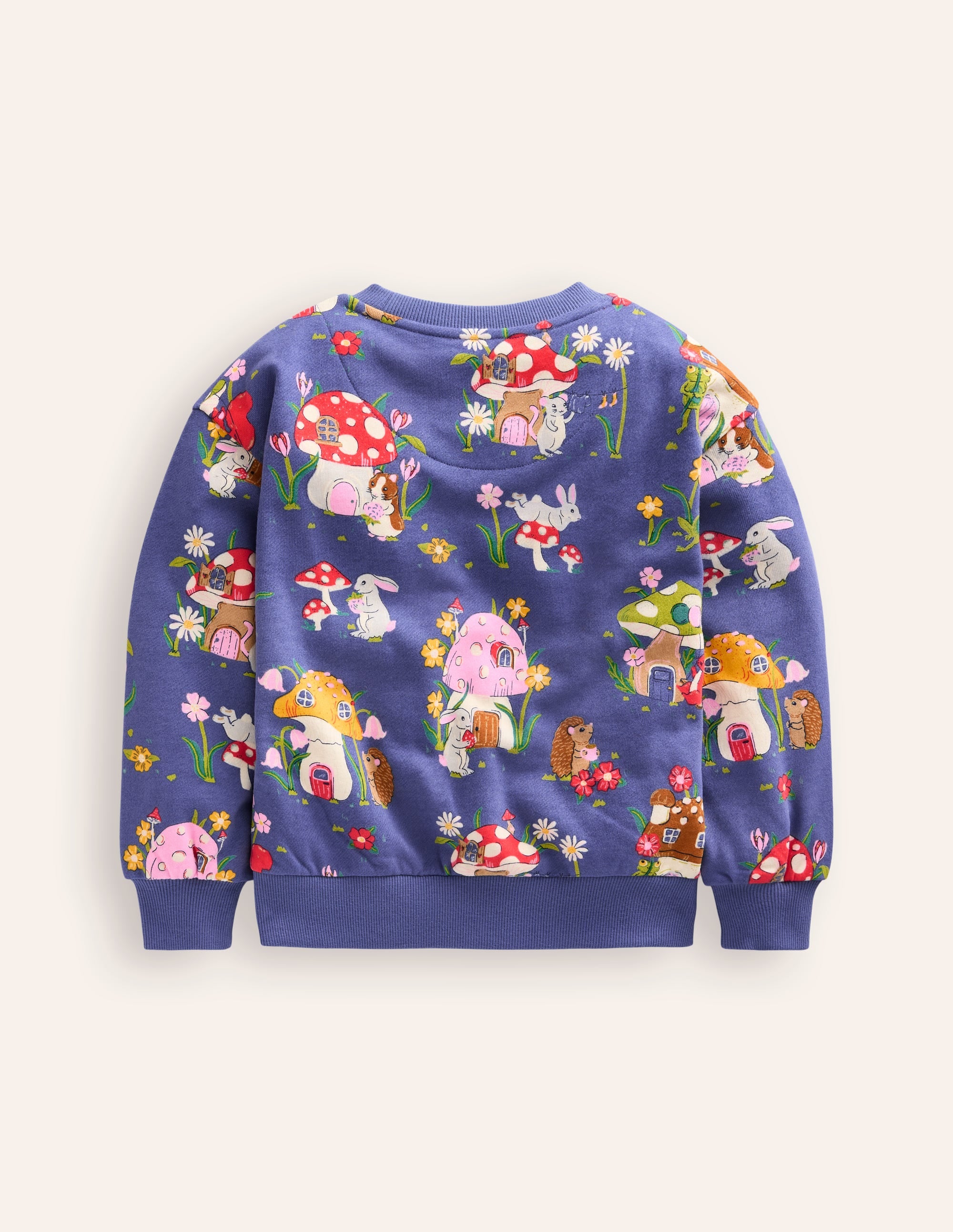 Printed Relaxed Sweatshirt-Starboard Toadstool Village - Image 2