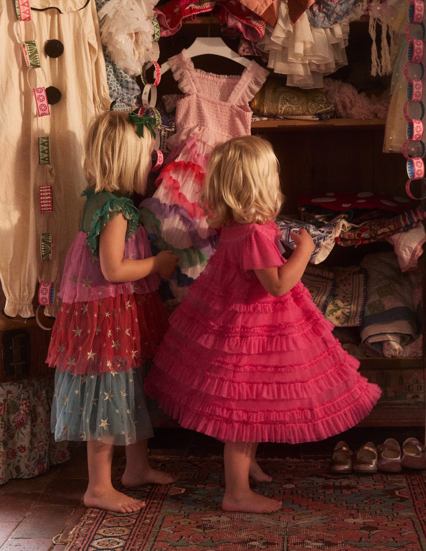 Winnie Tulle Tiered Dress-Rose Petal Pink