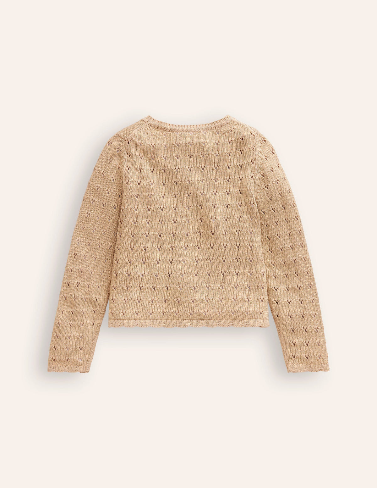 Sparkle Occasion Cardigan-Gold - Image 2