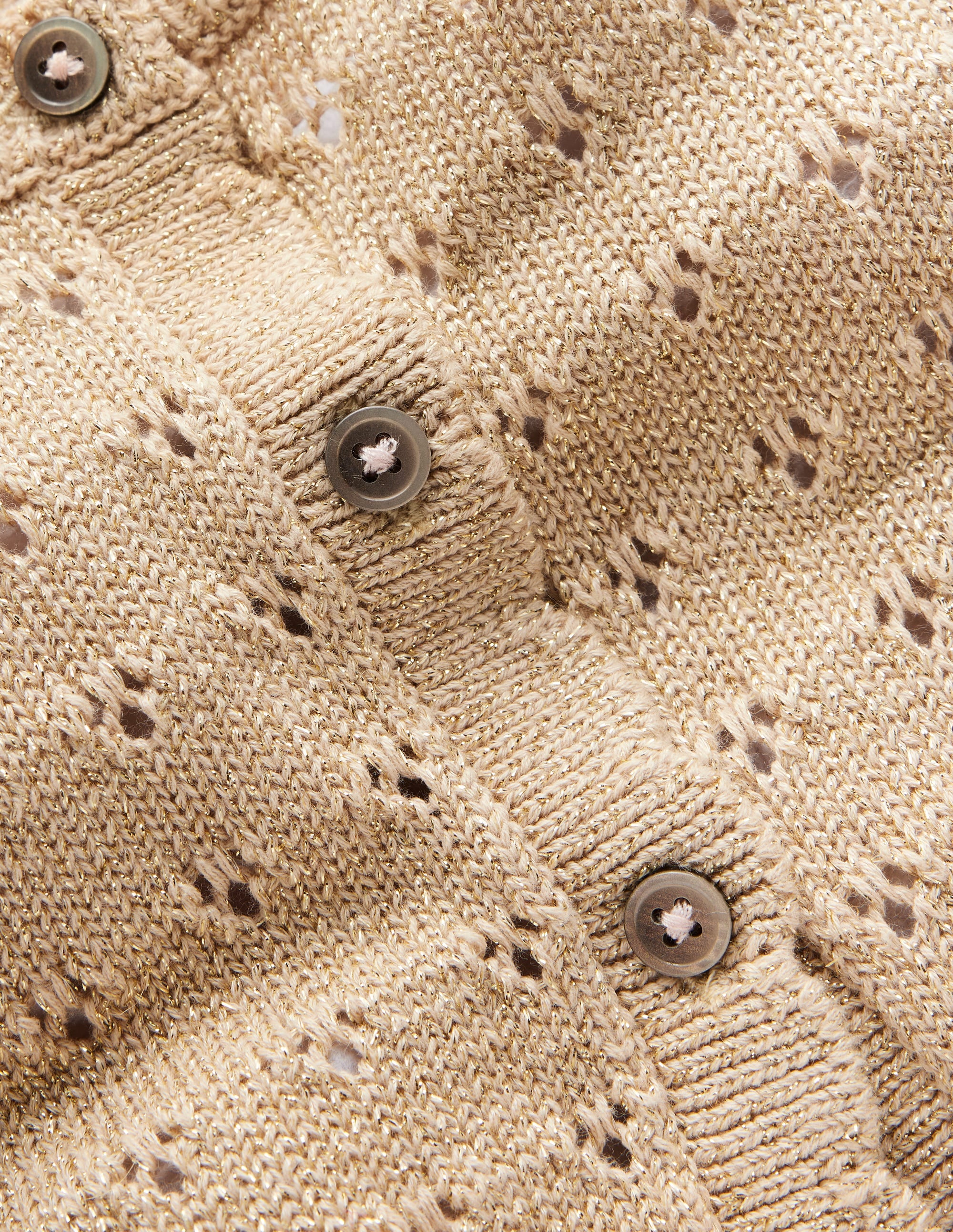 Sparkle Occasion Cardigan-Gold - Image 3