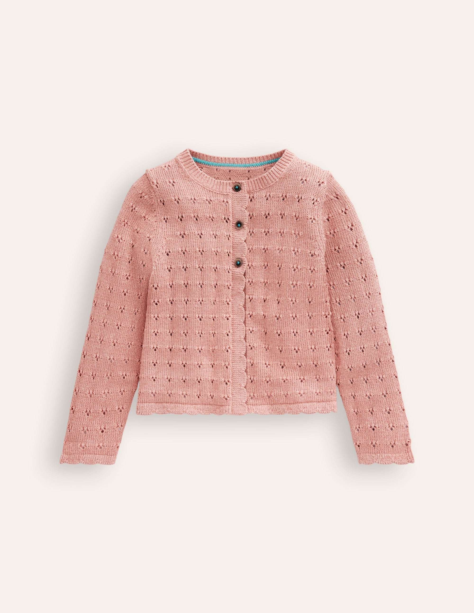 Sparkle Occasion Cardigan-Vintage Pink - Image 1