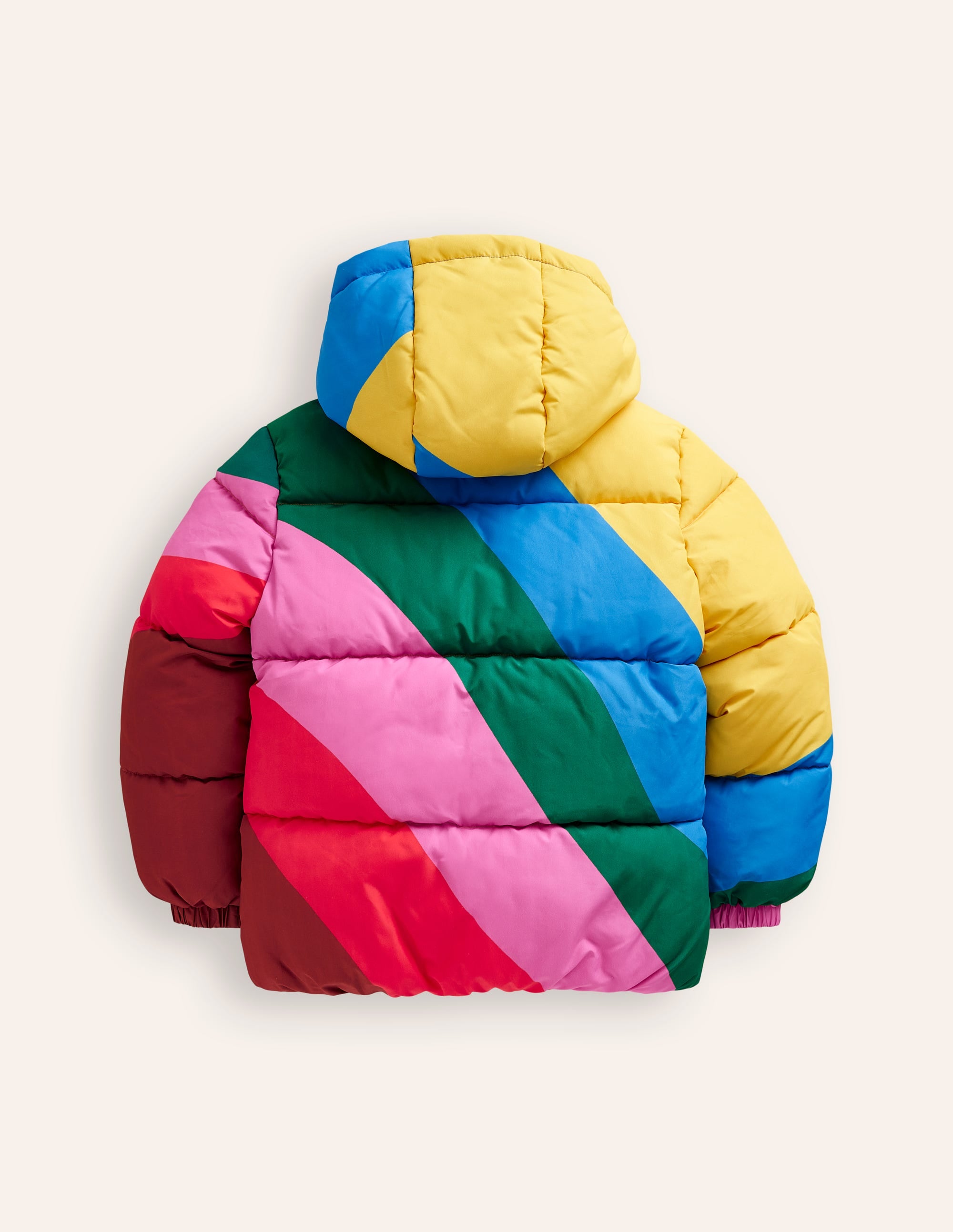 Fun Padded Coat-Rainbow Wave - Image 2