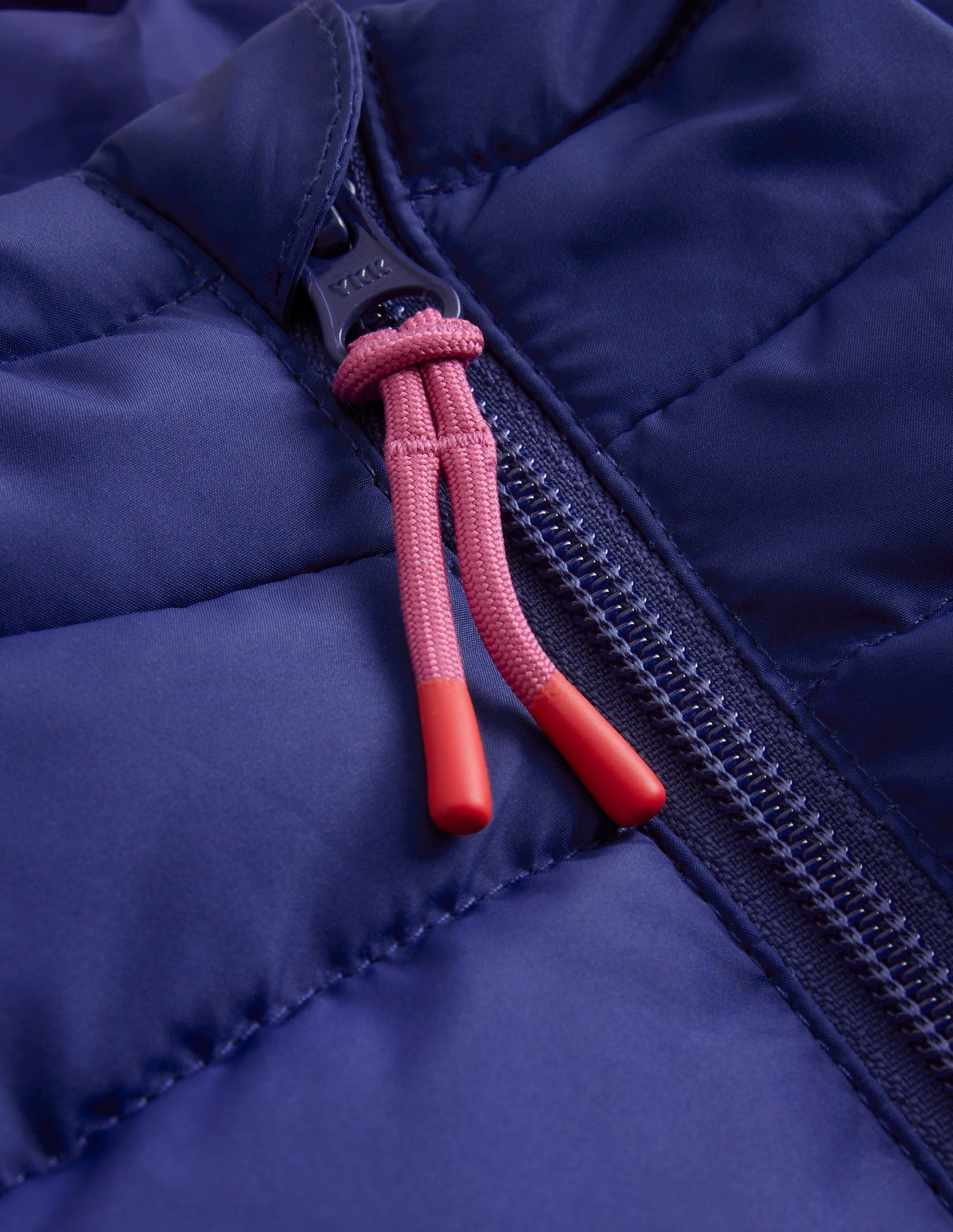 Fun Padded Coat-Colourblock Flower-3