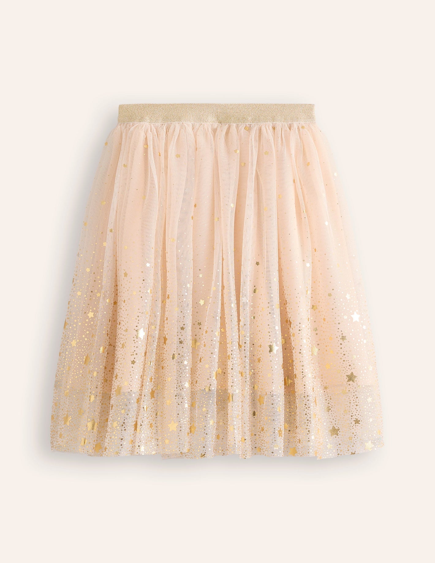 Tulle Metallic Ombre Skirt-Sandpiper Gold Star