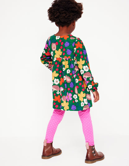 Print Tunic and Leggings Set -Highland Green Hedgehogs