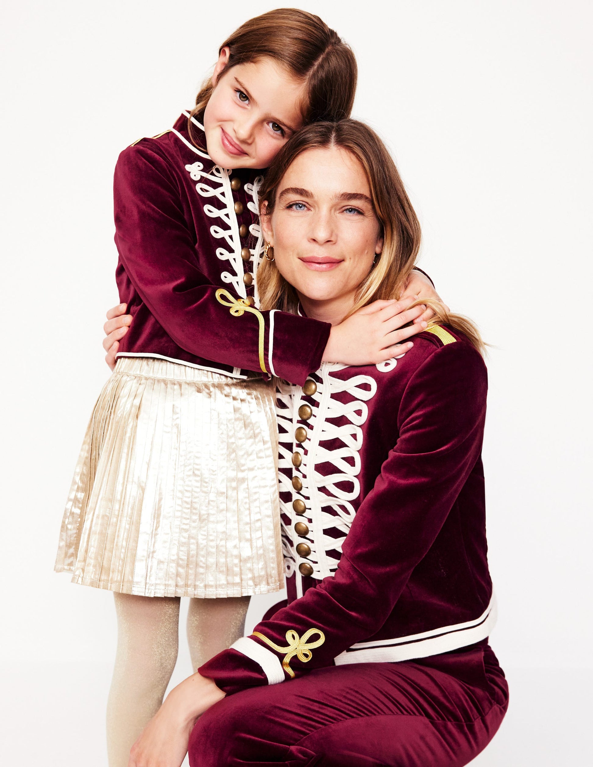 Velvet Military Jacket-Cabernet-6