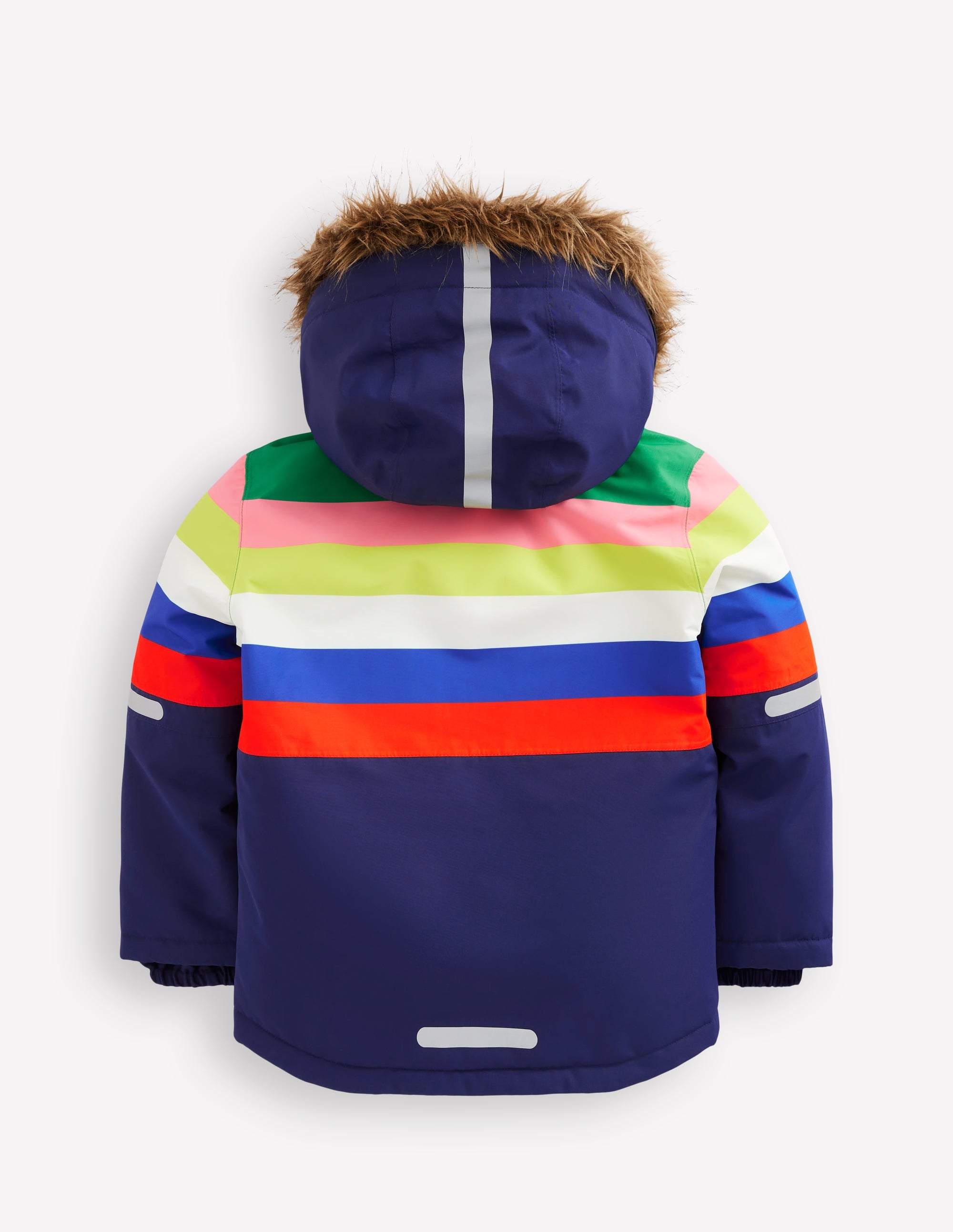 All-Weather Waterproof Coat-Rainbow Stripe - Image 2